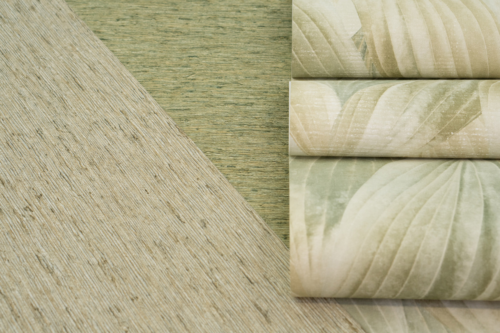 Rasch Vliestapete Back To Nature Blattstruktur 571547