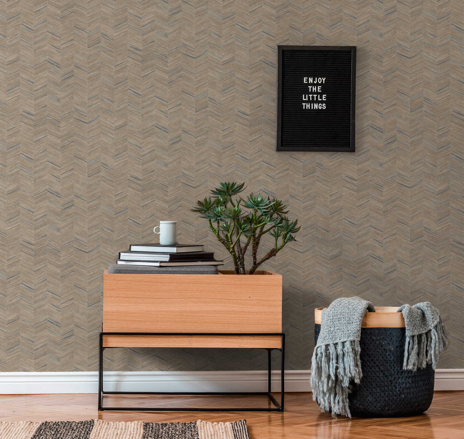 AS Creation Vliestapete Geo Effect braun 383095