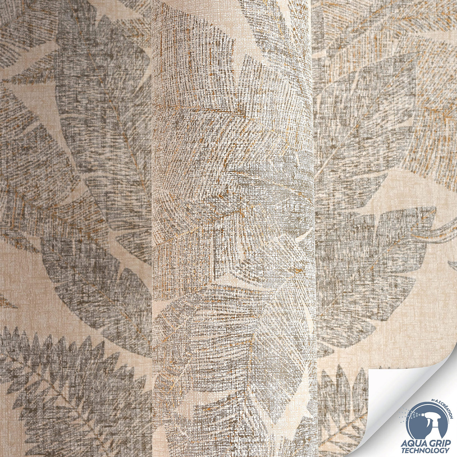 AS Vliestapete Cosiness Designdrop 2 Floral Beige 792411