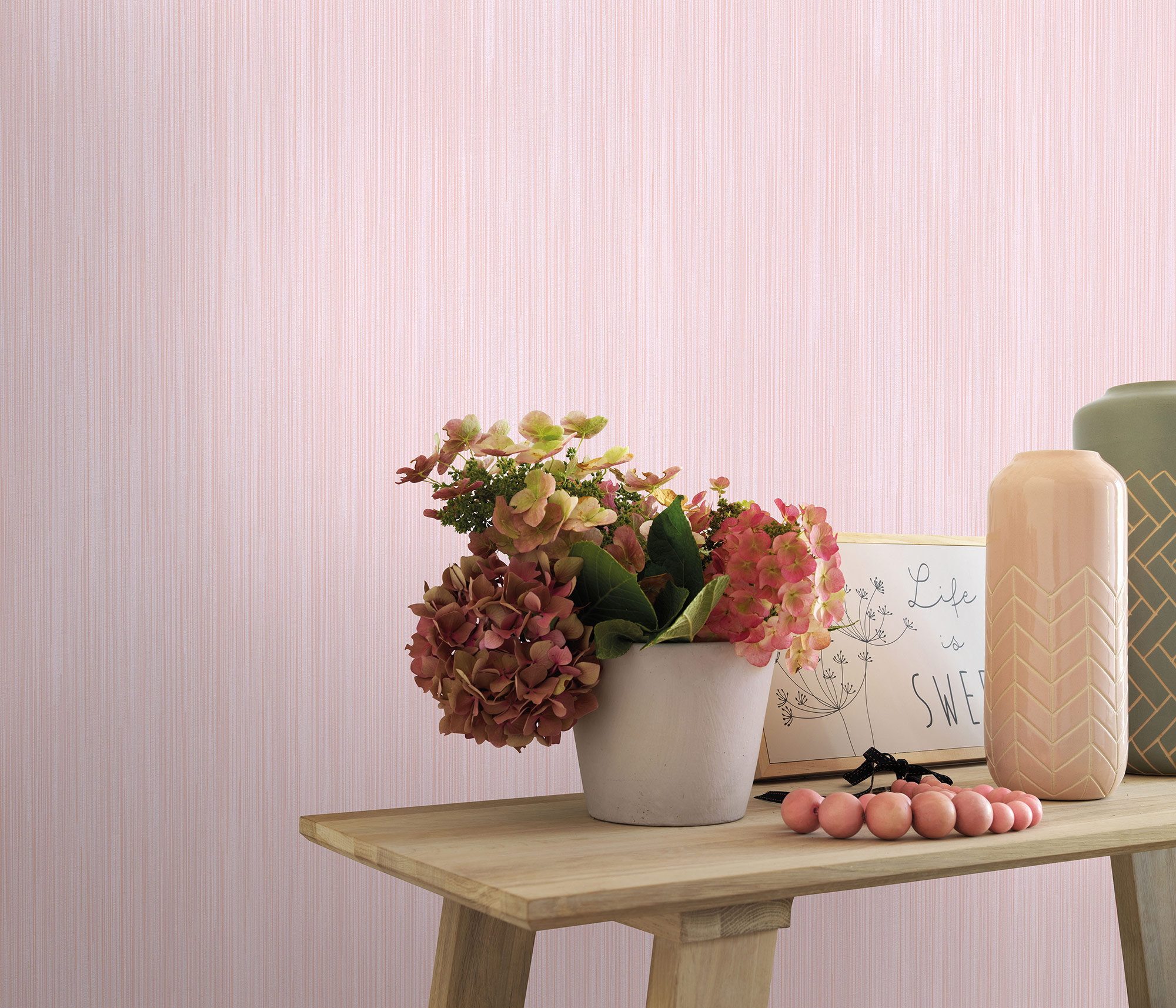 Erismann Vliestapete Charisma Unis rose 1025217