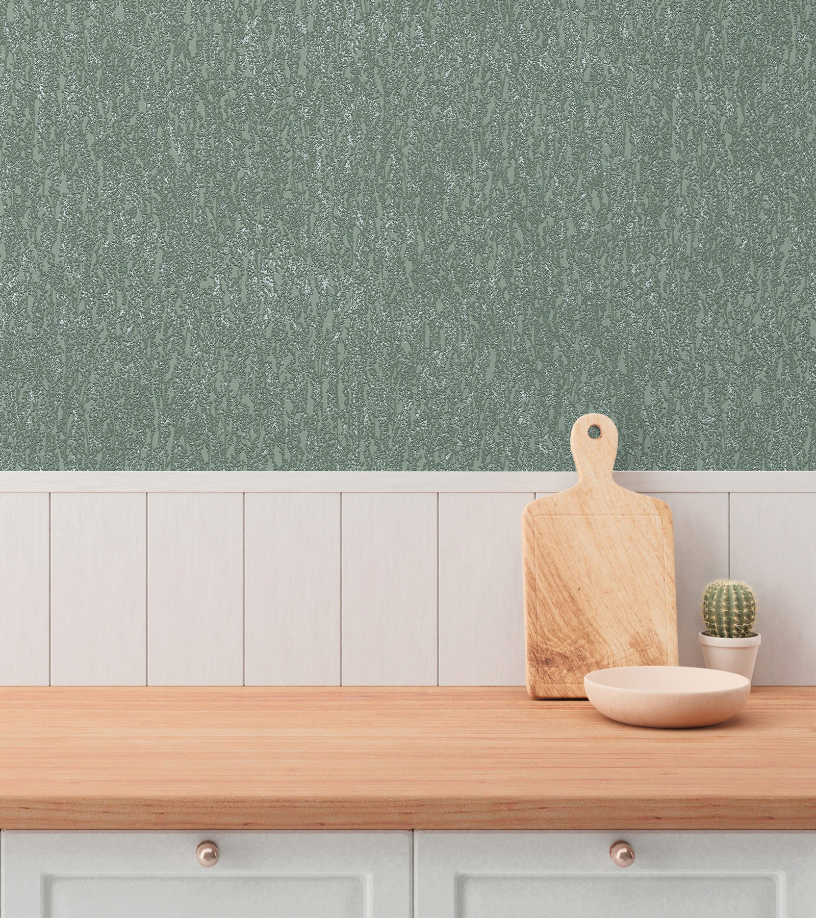 AS Vliestapete Hygge 3 Floral Grün 790952