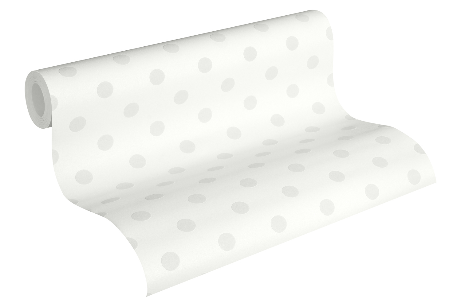 Thomas Vliestapete Dots weiss/grau TLT013 - 363361