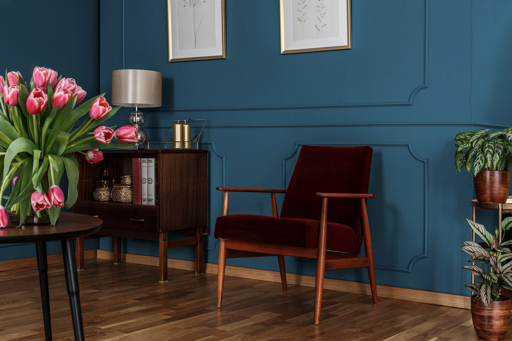 AS Premium Innenwandfarbe Puro c3004 ocean blue 1 L