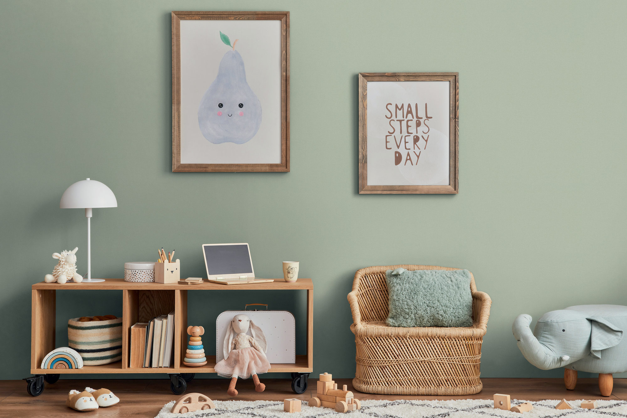 AS Vliestapete Casual Living Grün Unitapete 367136