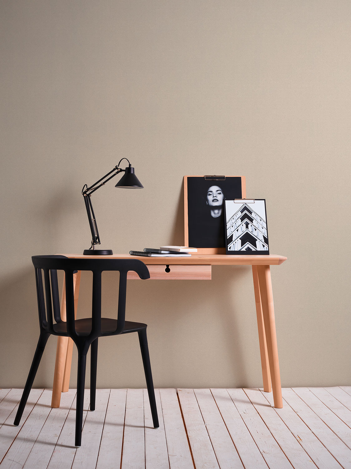 AS Création Vliestapete Trendwall Unitapete beige 372724