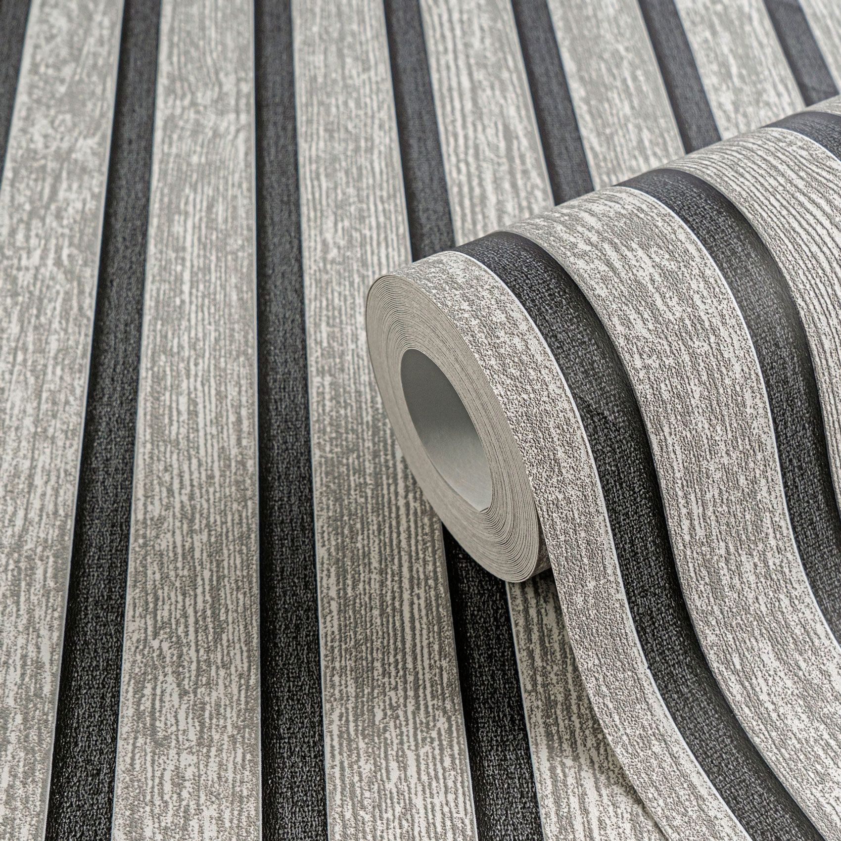 AS Vliestapete Holzpaneele Profi 2024 Hellgrau 790415