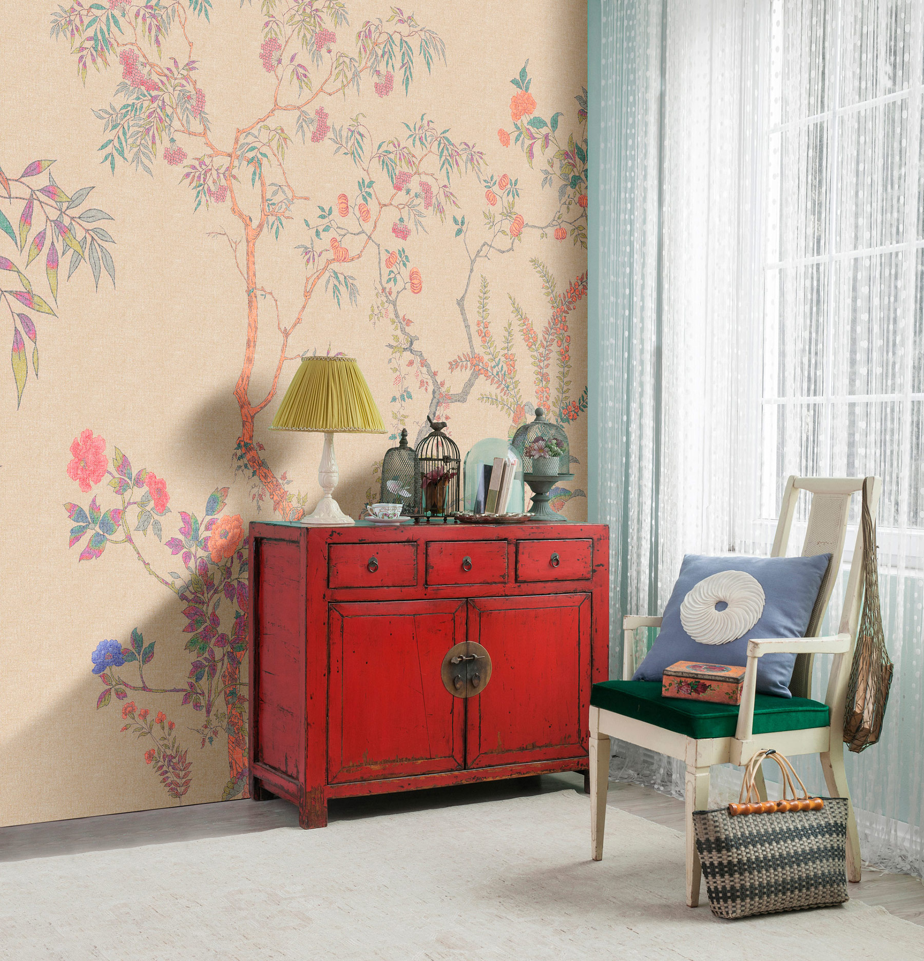 AS Fototapete Walls by Patel 5 Bäume Beige DD134789