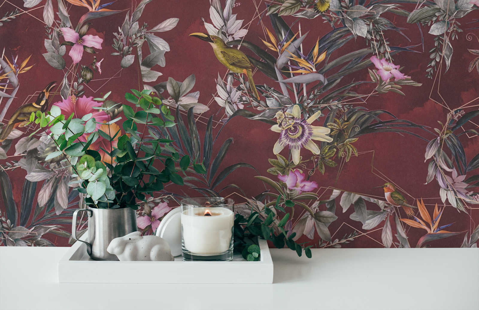 AS Création Vliestapete Dream Flowery Vogeltapete 381785