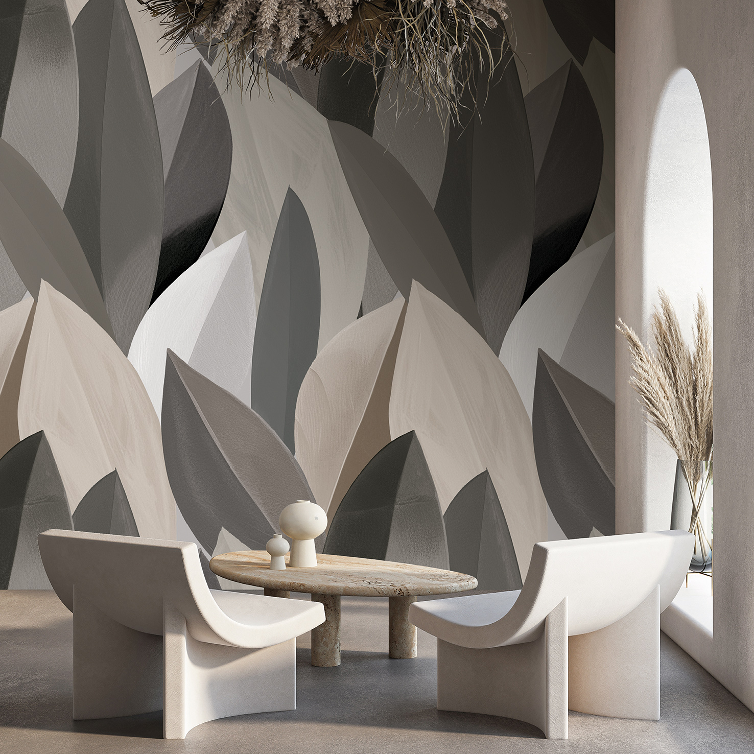 Decoprint Fototapete Serenity Blätter SYD27597