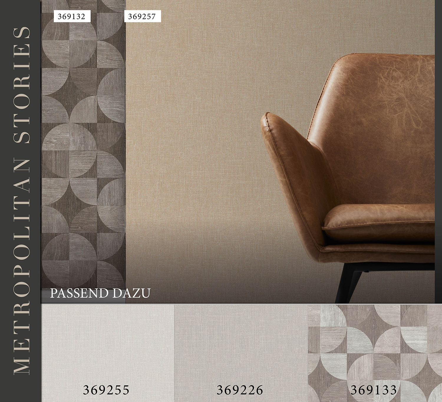 AS Vliestapete Metropolitan Stories Unitapete 369226