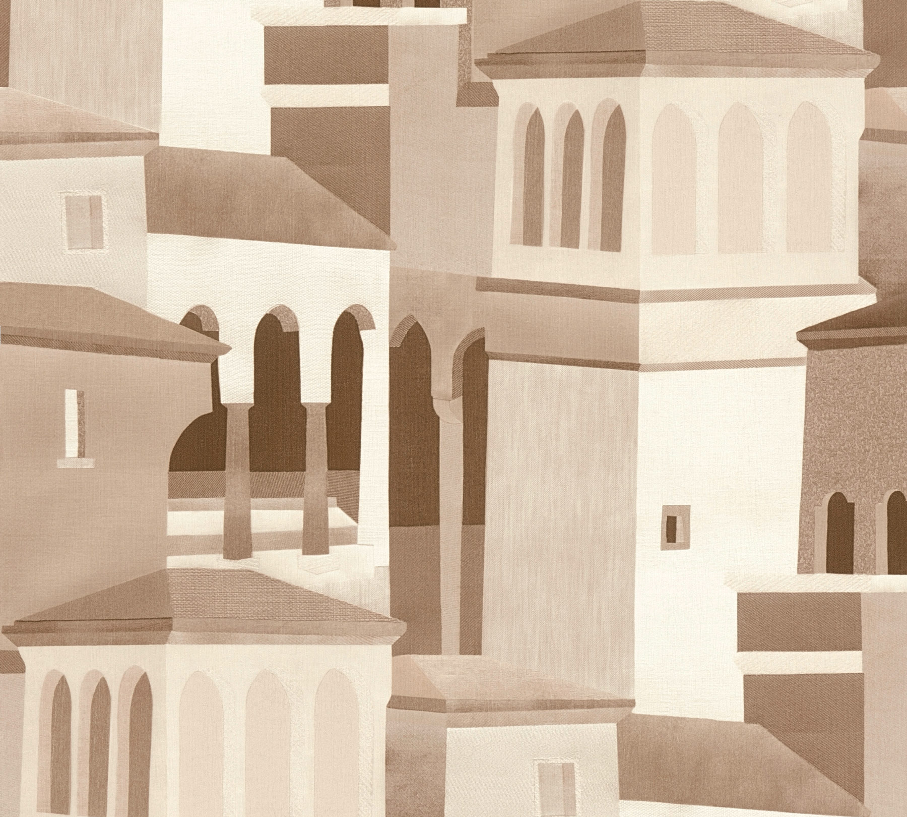 AS Vliestapete PintWalls 3 Architektur Braun 791869