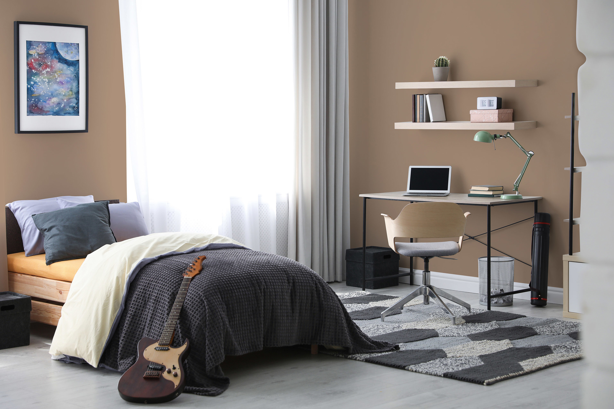 AS Premium Innenwandfarbe Puro c7018 soothing brown 1 L