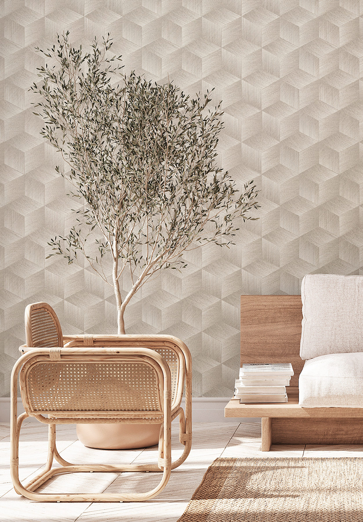 AS Vliestapete Deco Satintapete 3D Tapete 385061