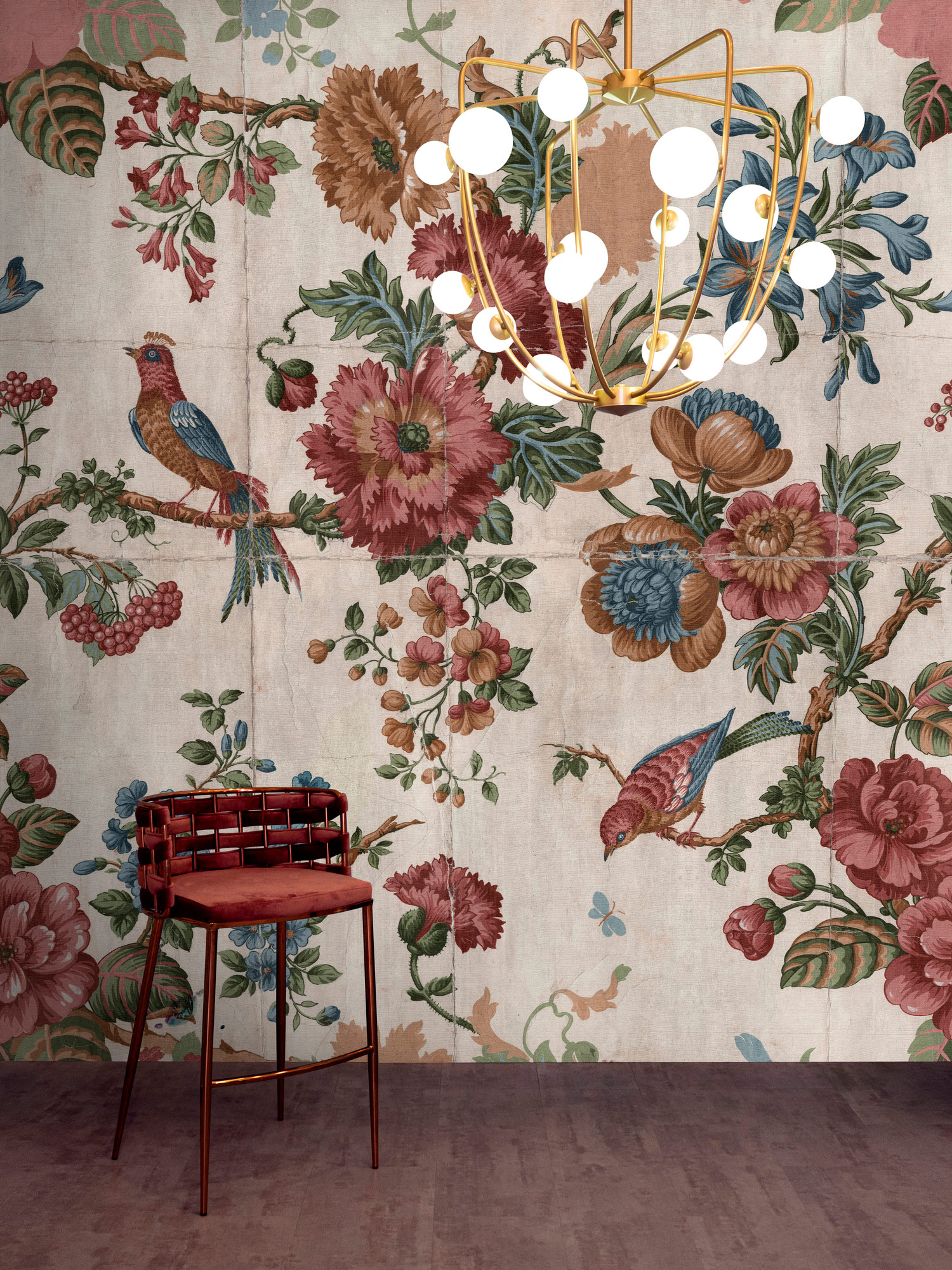 AS Fototapete Walls by Patel 5 Blumen Creme DD134561