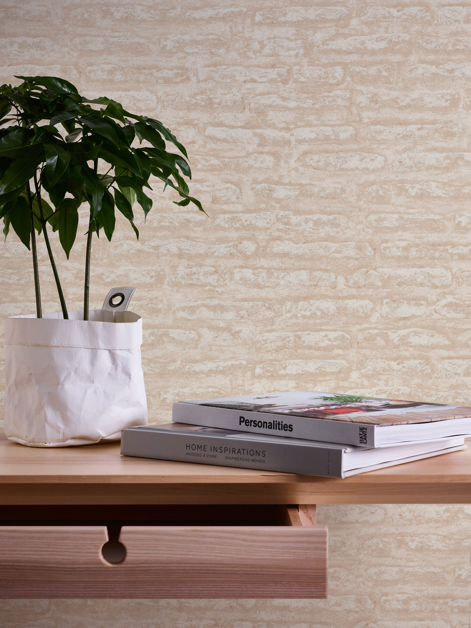 AS Vliestapete Attractive 2 Steinoptik Beige 390272
