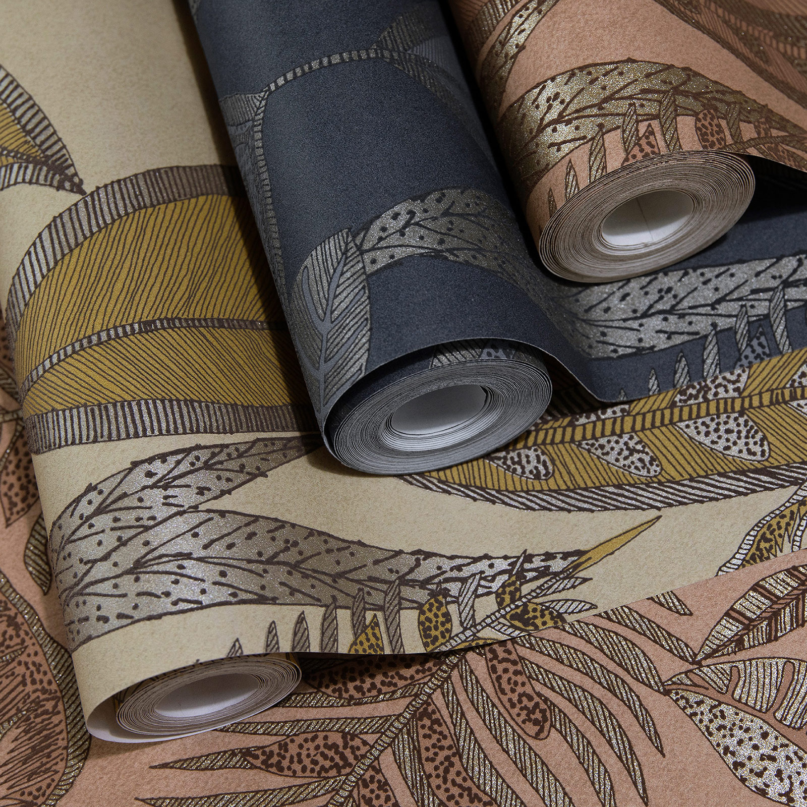 Hohenberger Vliestapete Tesoro Pianta Rosso 65579