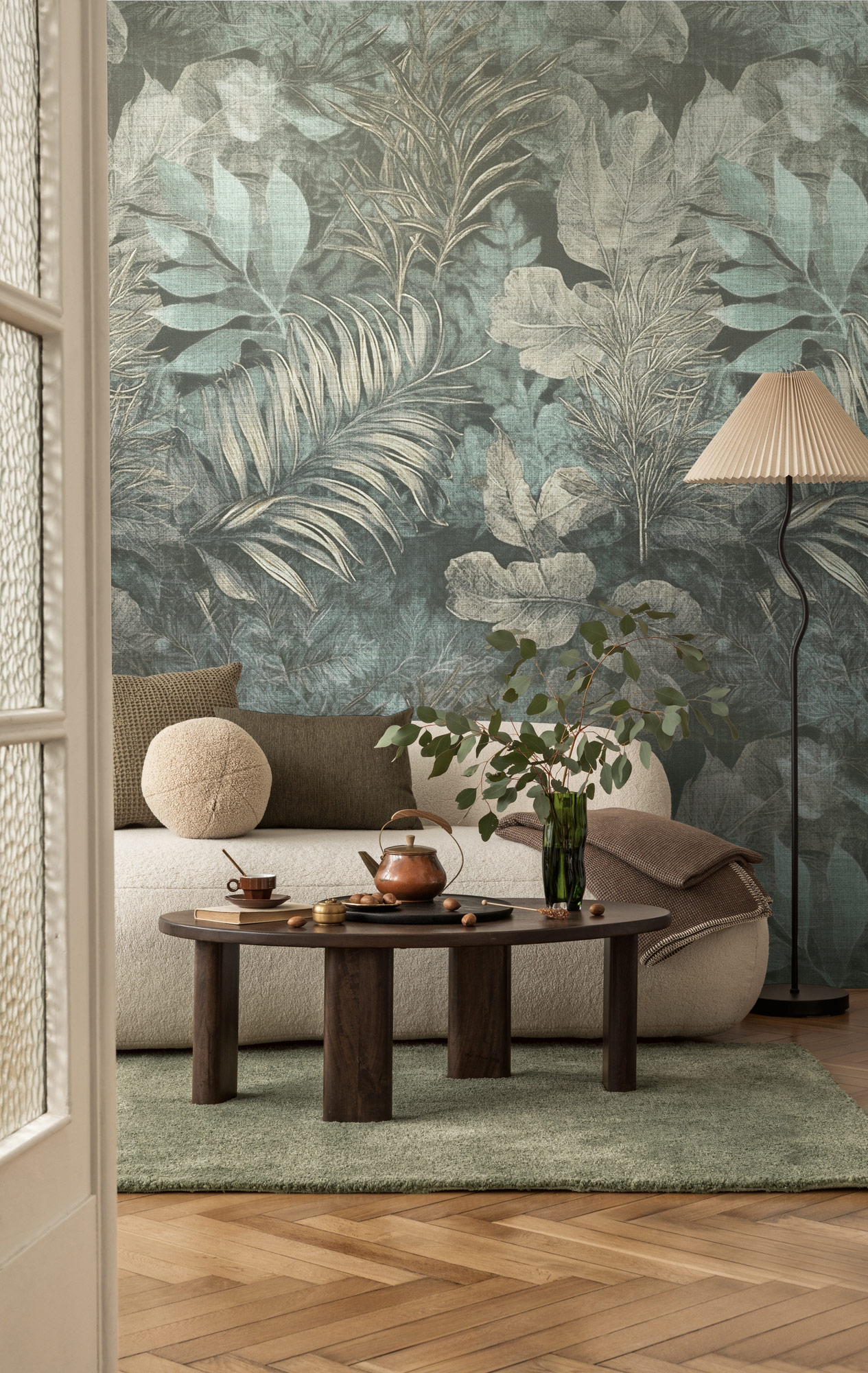 AS Fototapete The Wall 4 Dschungel Blau 792233