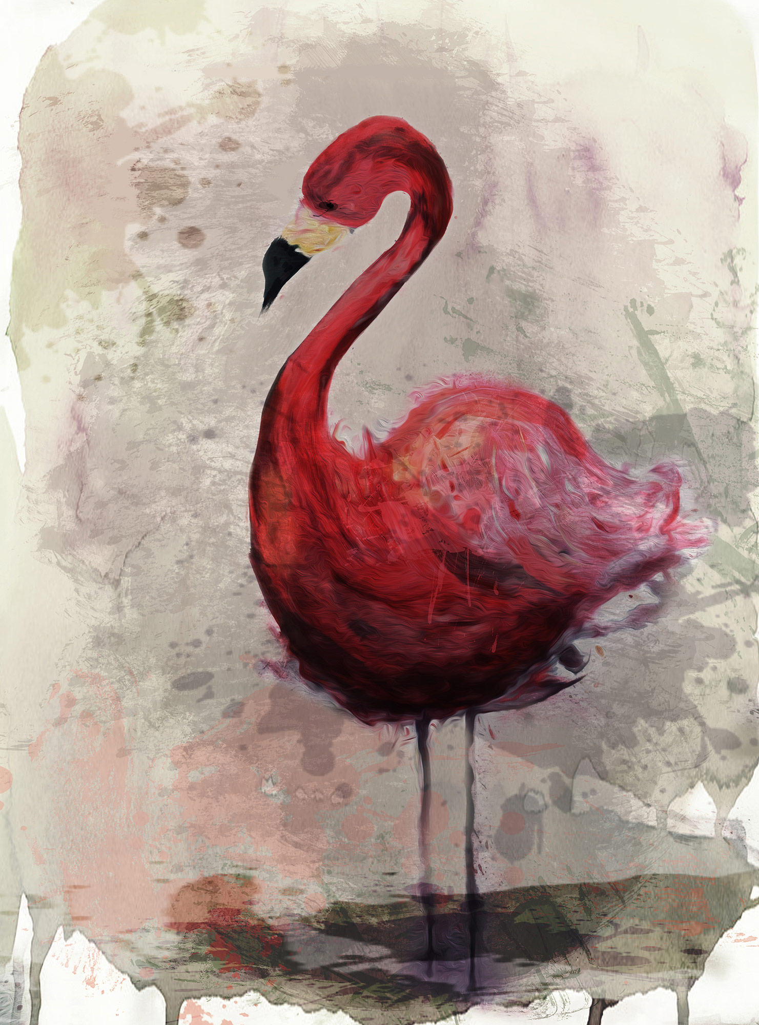 AS Fototapete ARTist Flamingo DD120049 AS Fototapete ARTist Flamingo DD120049