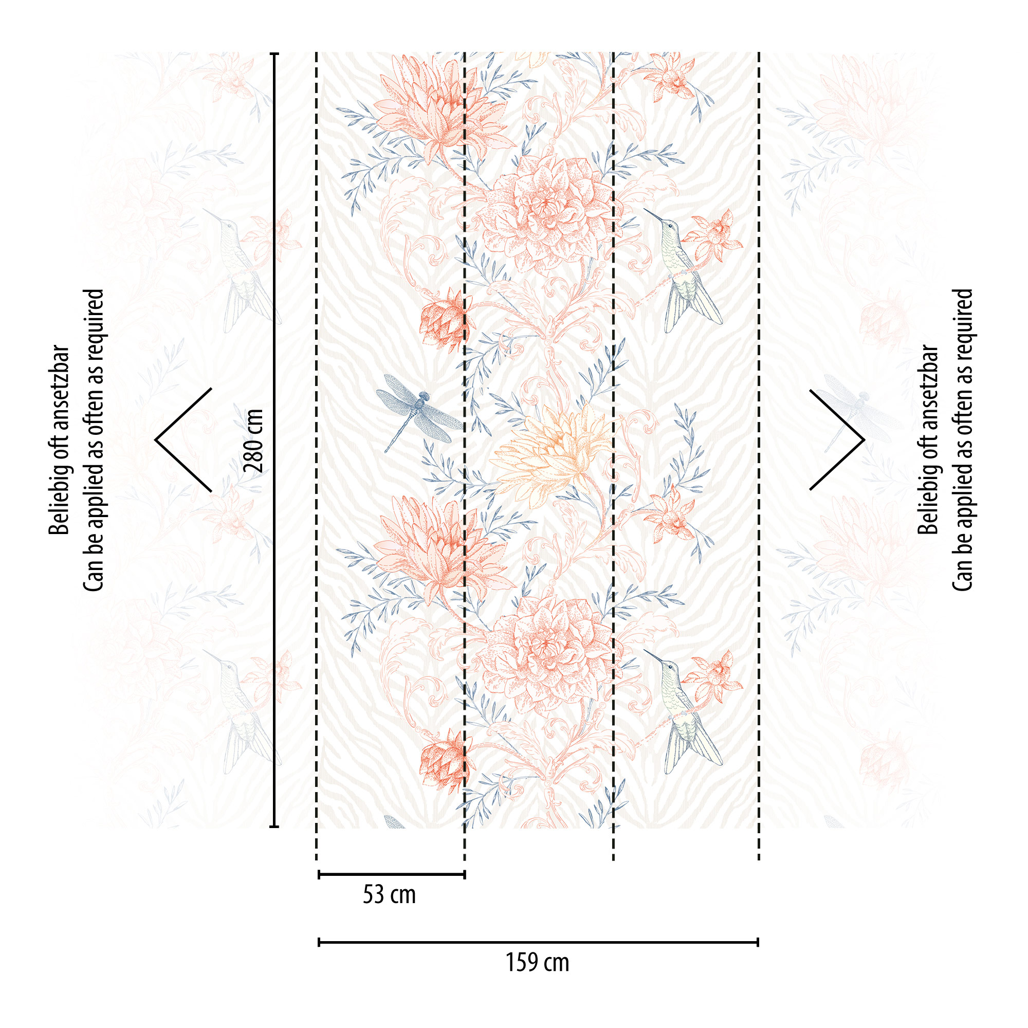 Livingwalls Vliestapete The Wall II Floral 392011