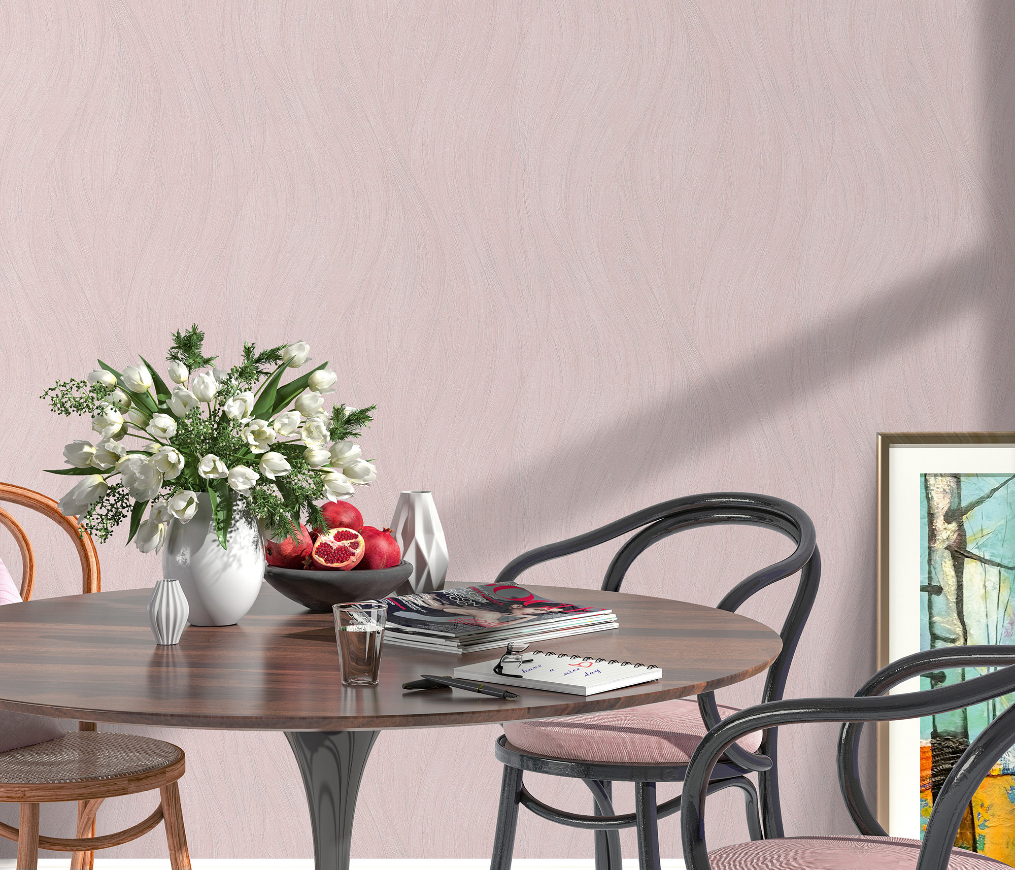 Erismann Vliestapete Evolution Strukturtapete rose 1031705