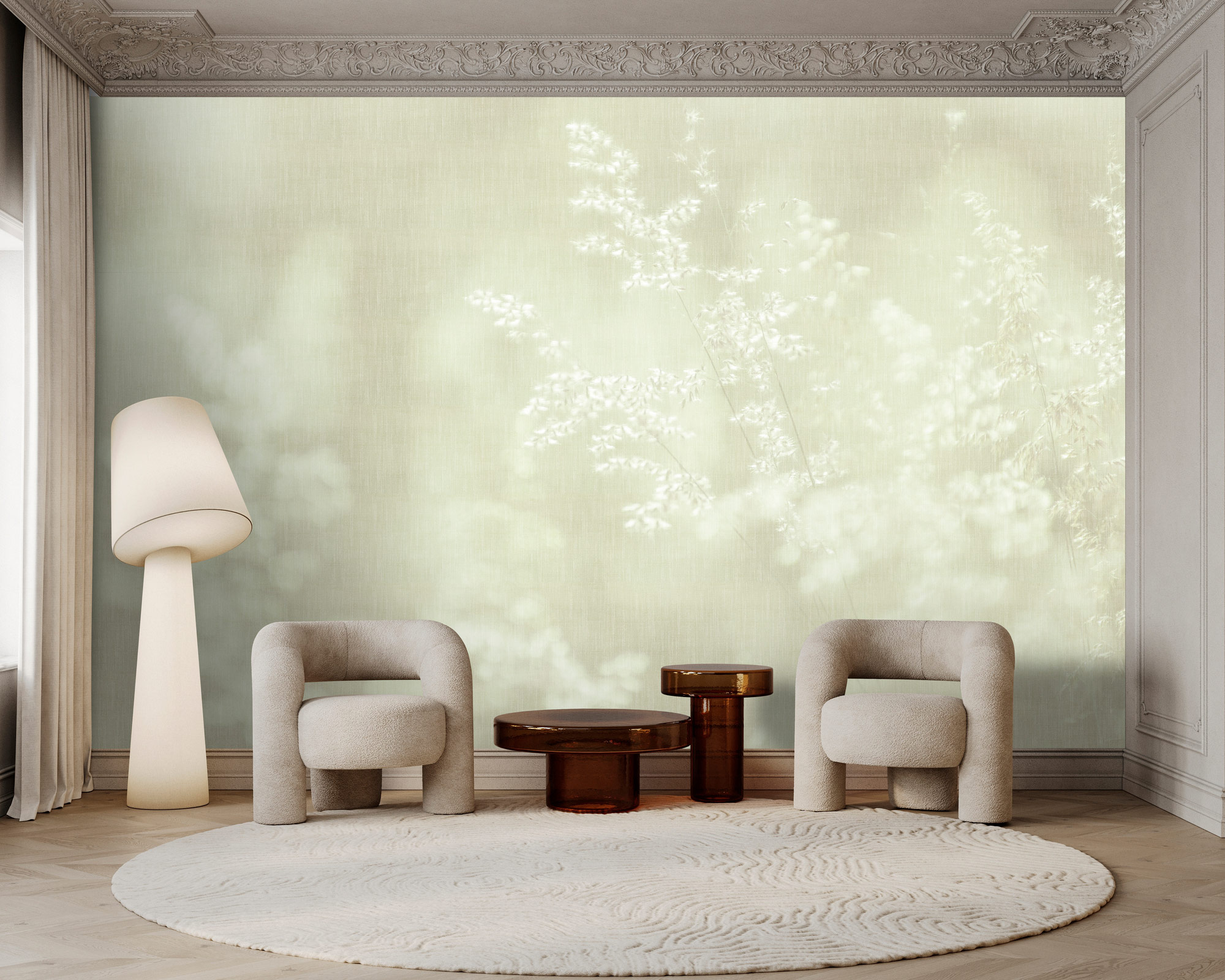 AS Fototapete Walls by Patel 5 Blüten Mintgrün DD134729