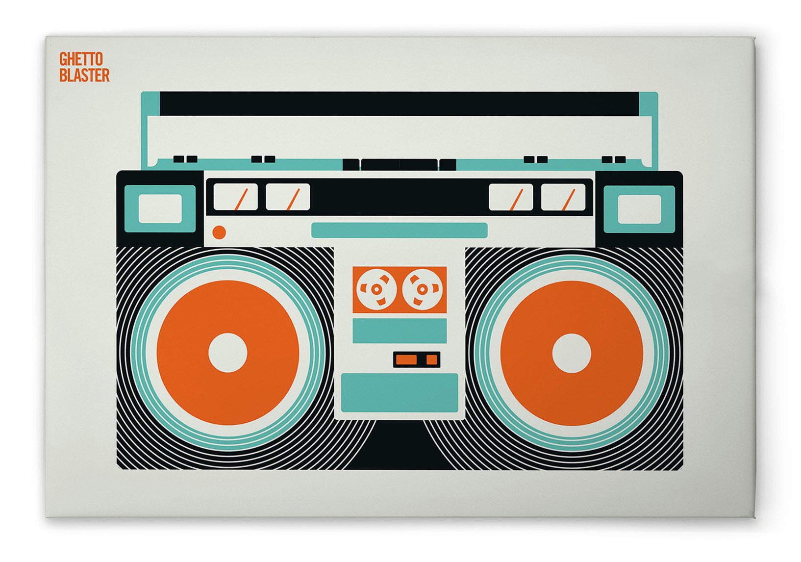 AS Leinwandbild Ghetto Blaster DD132318