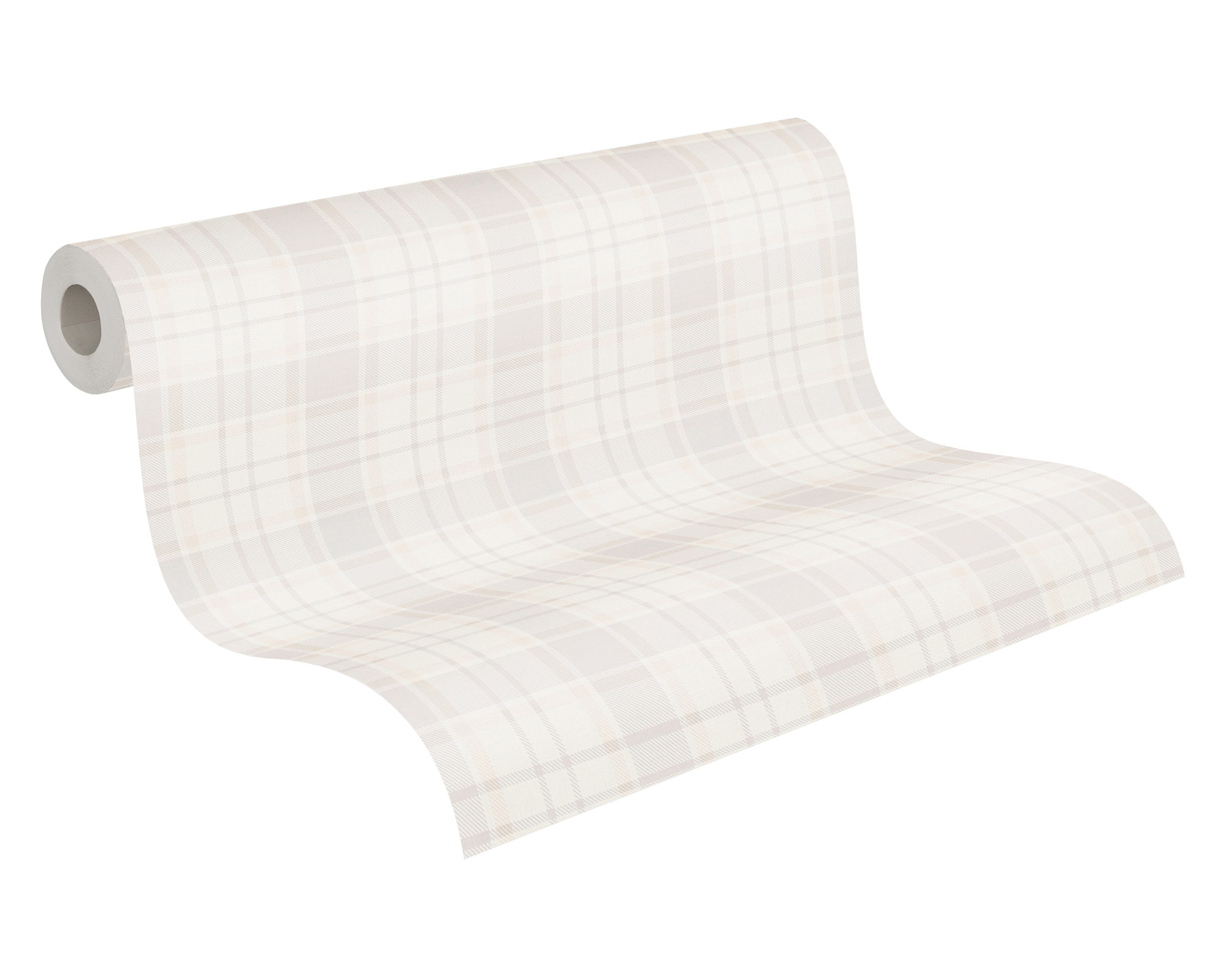 AS Vliestapete Maison Charme Kariert creme 390723