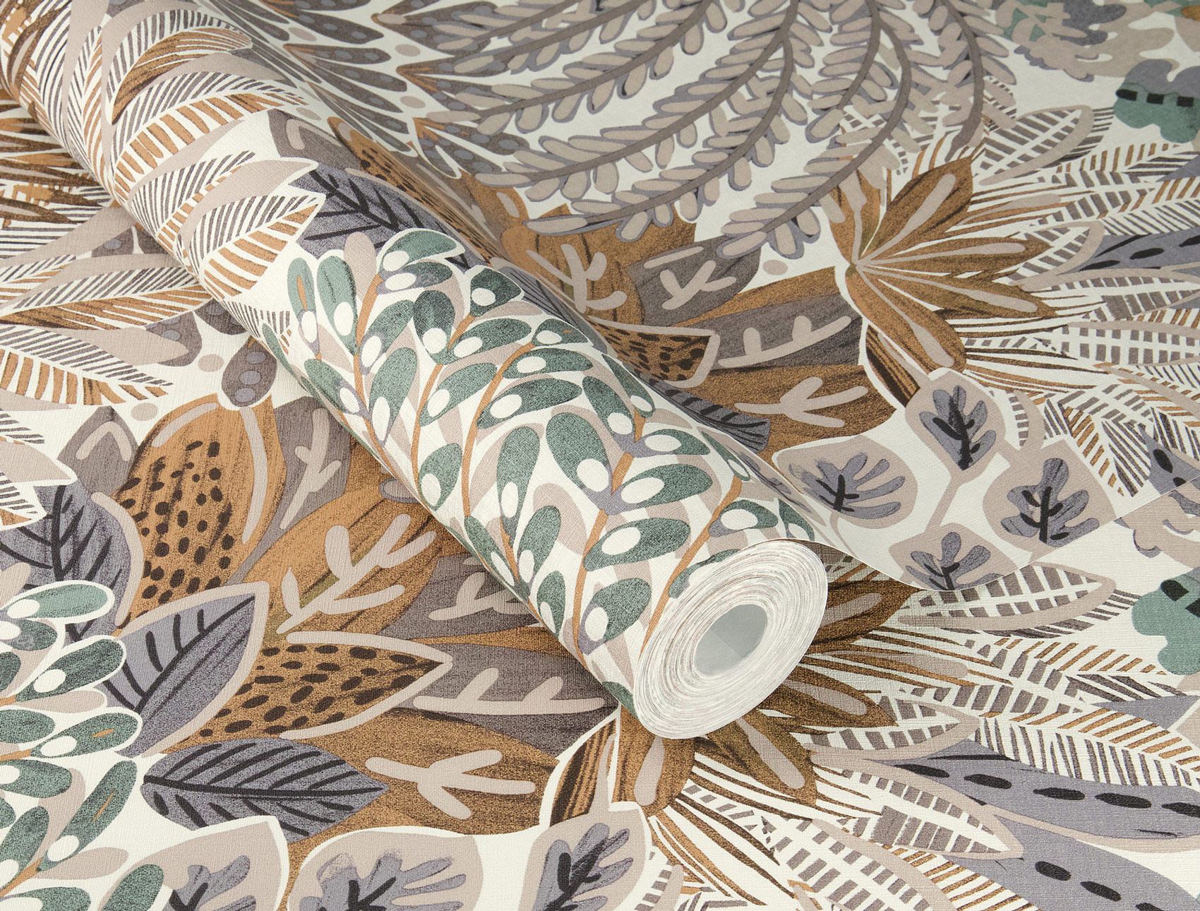 Rasch Vliestapete Allegretto Grau-Mittelgrau 580402