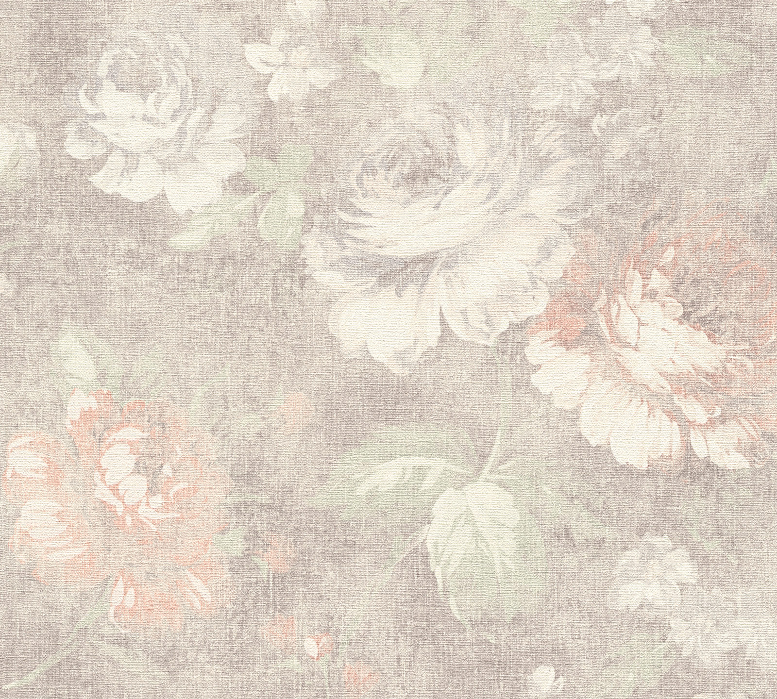 AS Vliestapete Styleguide Natürlich Blumen Creme 336042