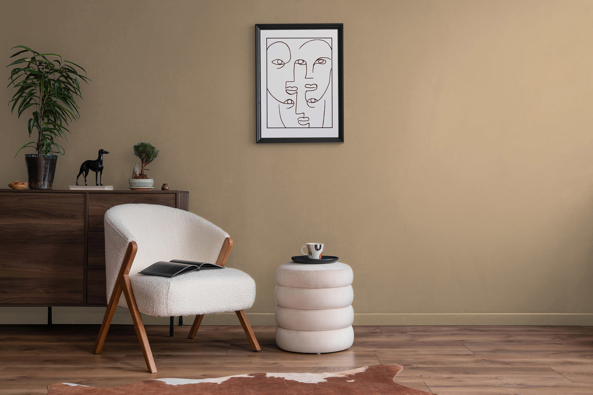 AS Premium Innenwandfarbe Puro c7025 sandy beige 1 L