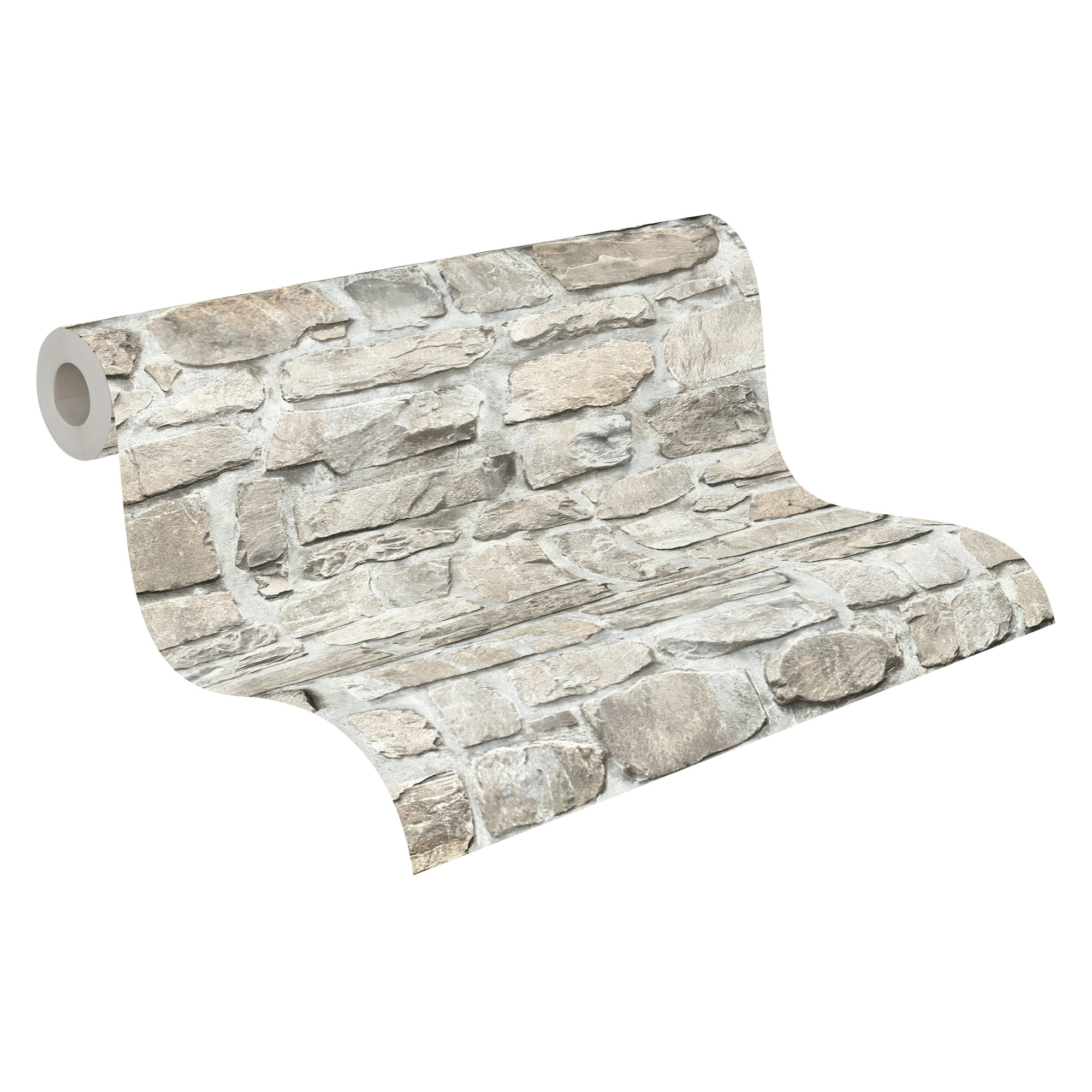 AS Vliestapete Elements 2 Steintapete Grau 363702