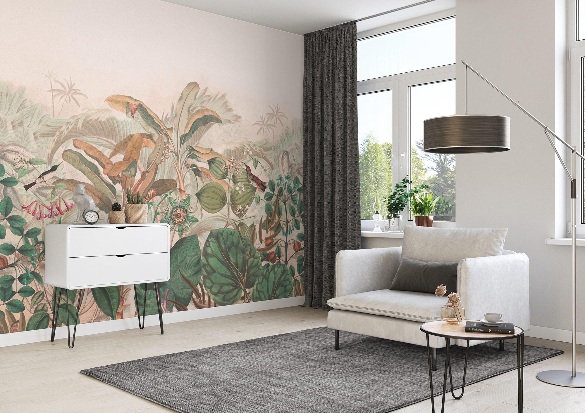 Rasch Fototapete Magic Walls Blätter 543674