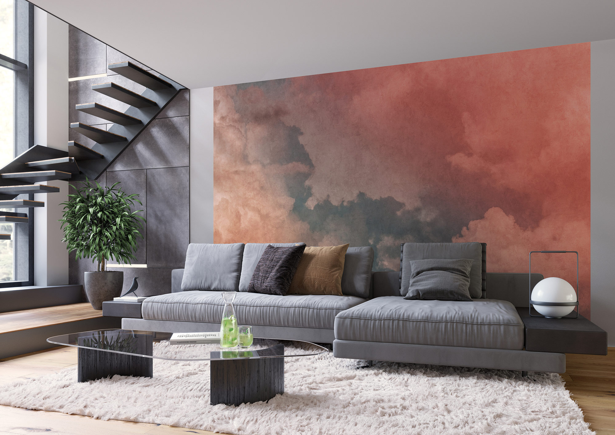 Rasch Fototapete Magic Walls Aquarell-Optik 363173