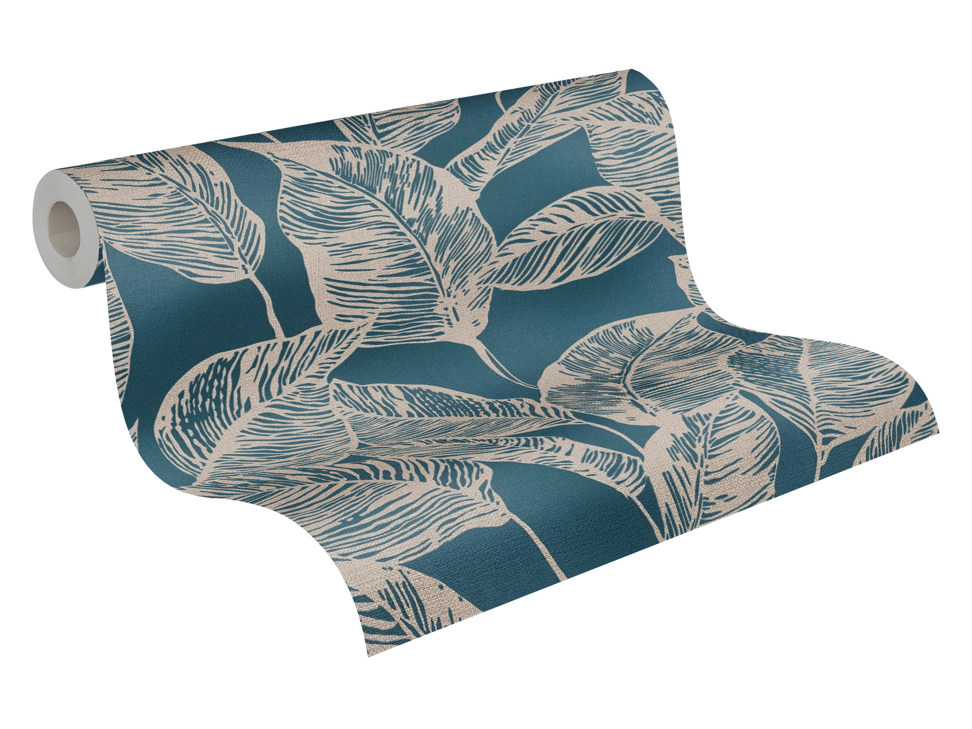 AS Vliestapete Deco Satintapete Blättertapete 386631