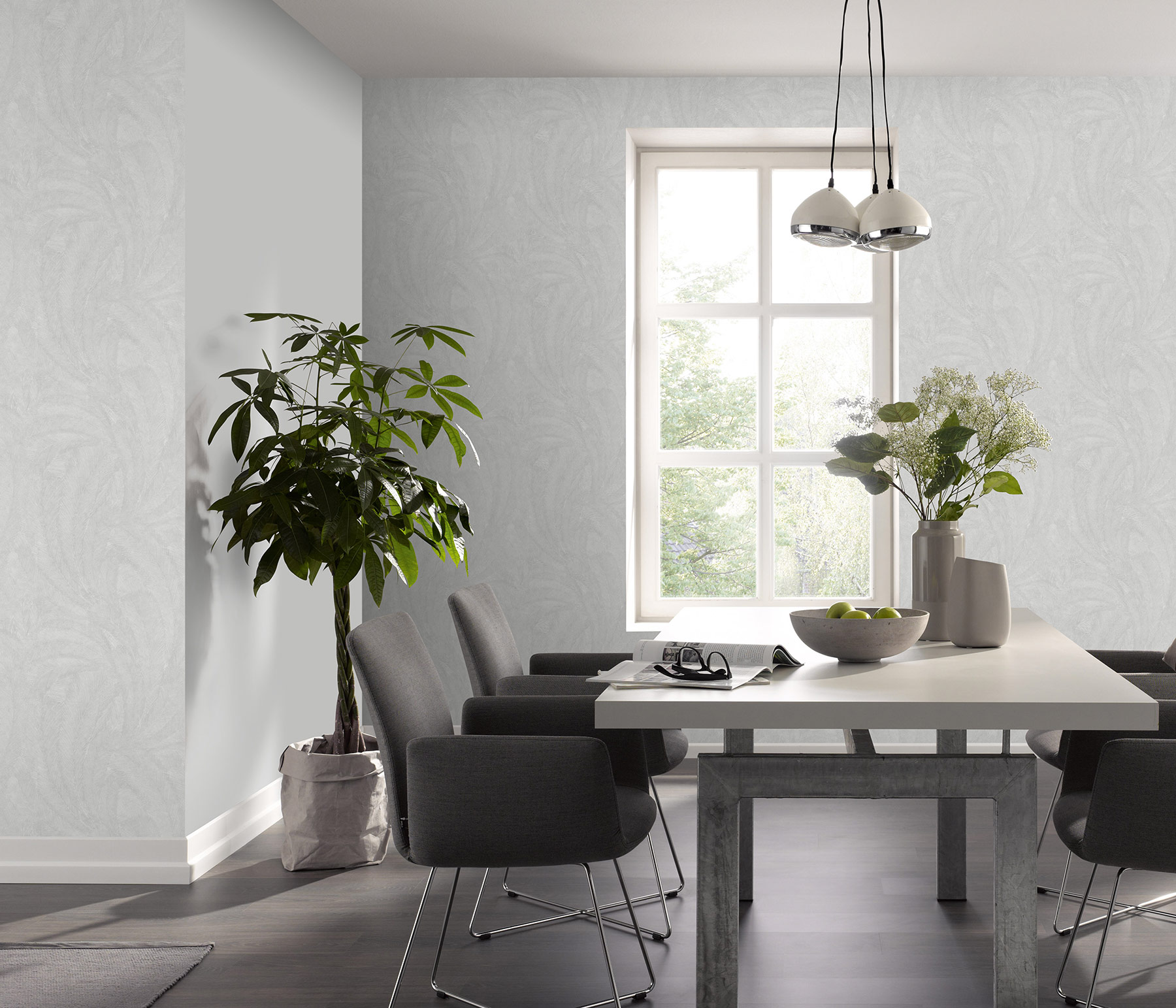 Erismann Vliestapete Elysium hellgrau 1047631