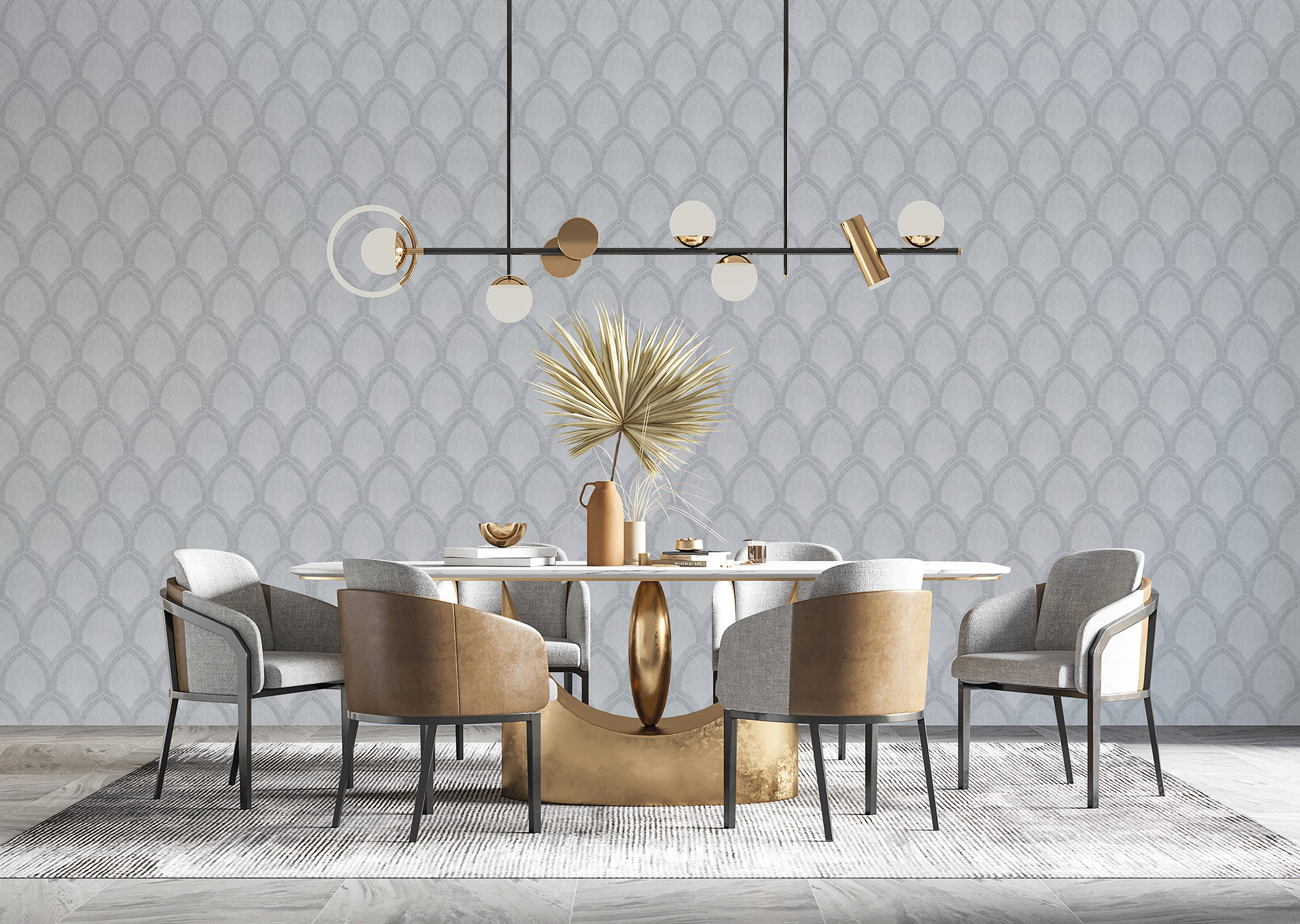 Essener Vliestapete Special FX 2 Silbergrau G68086