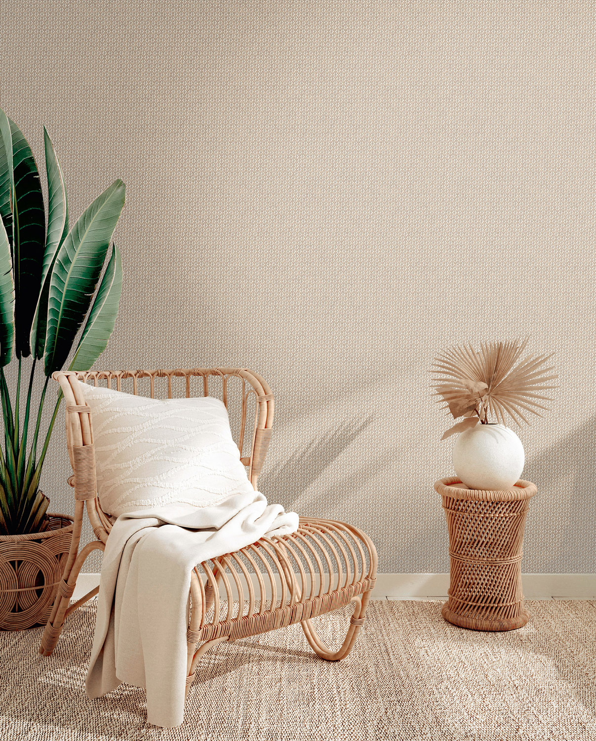 AS Vliestapete #Hygge Sterntapete Braun 386303