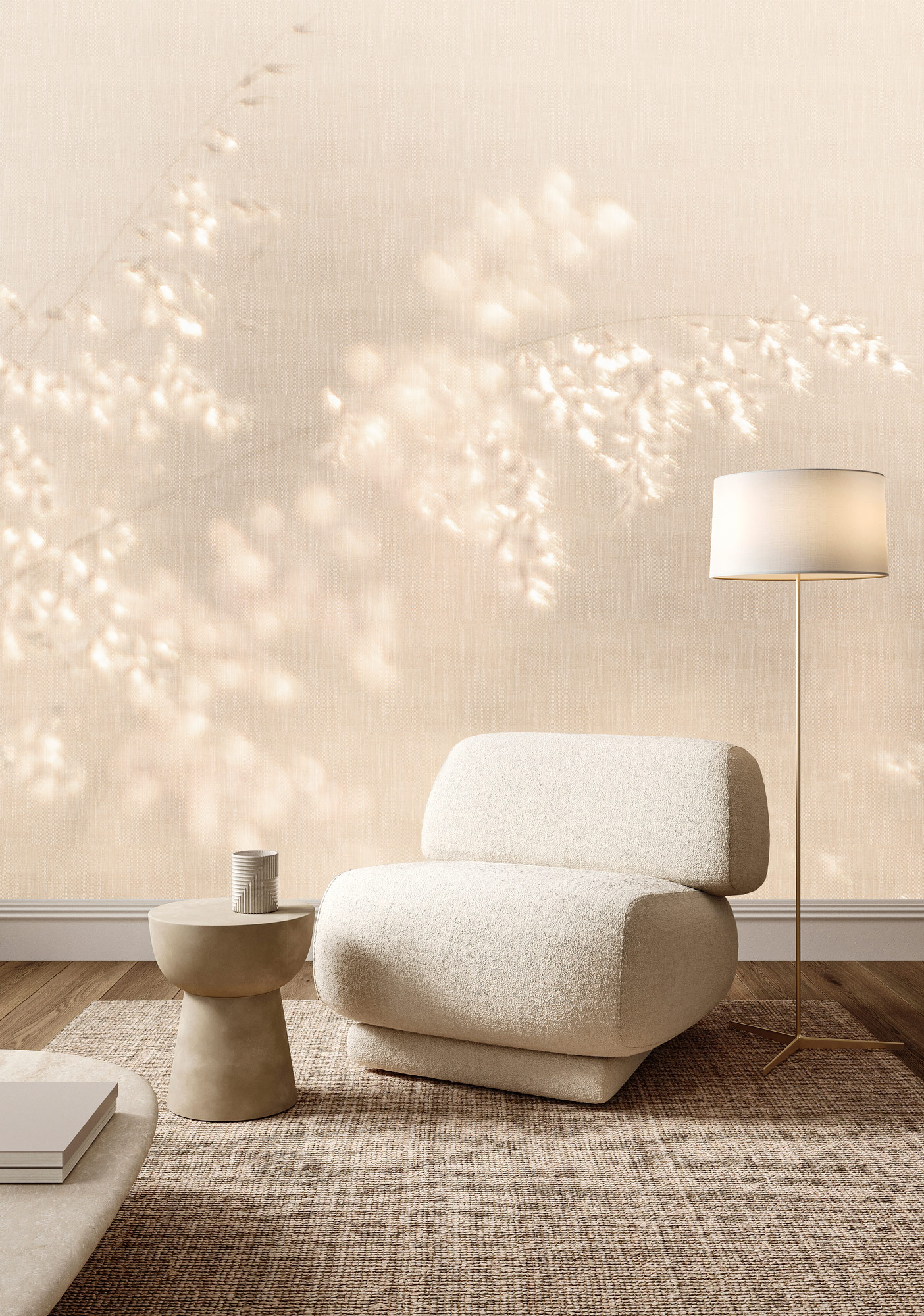 AS Fototapete Walls by Patel 5 Blüten Beige DD134723