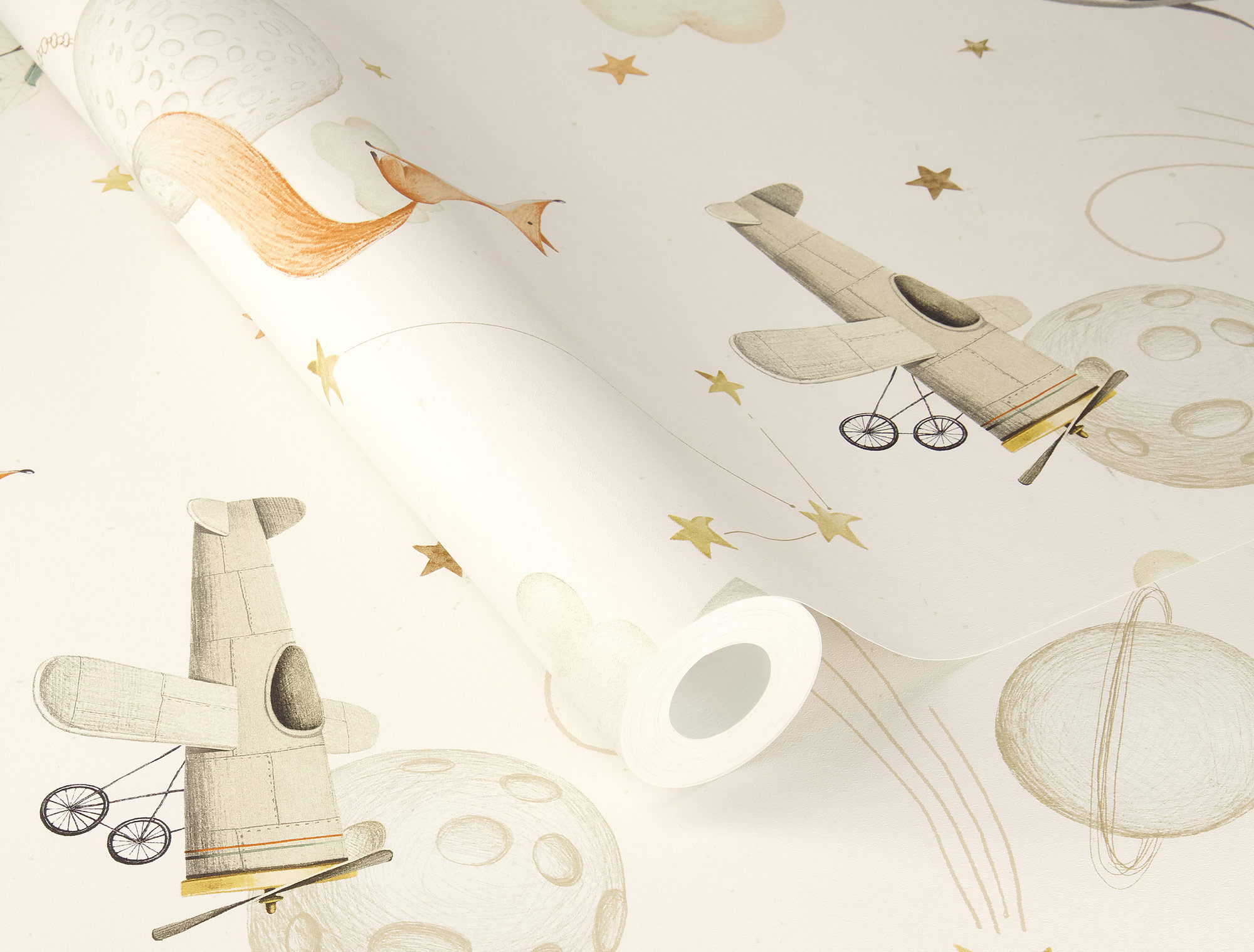 Rasch Vliestapete Kids Word 2 Beige 302219