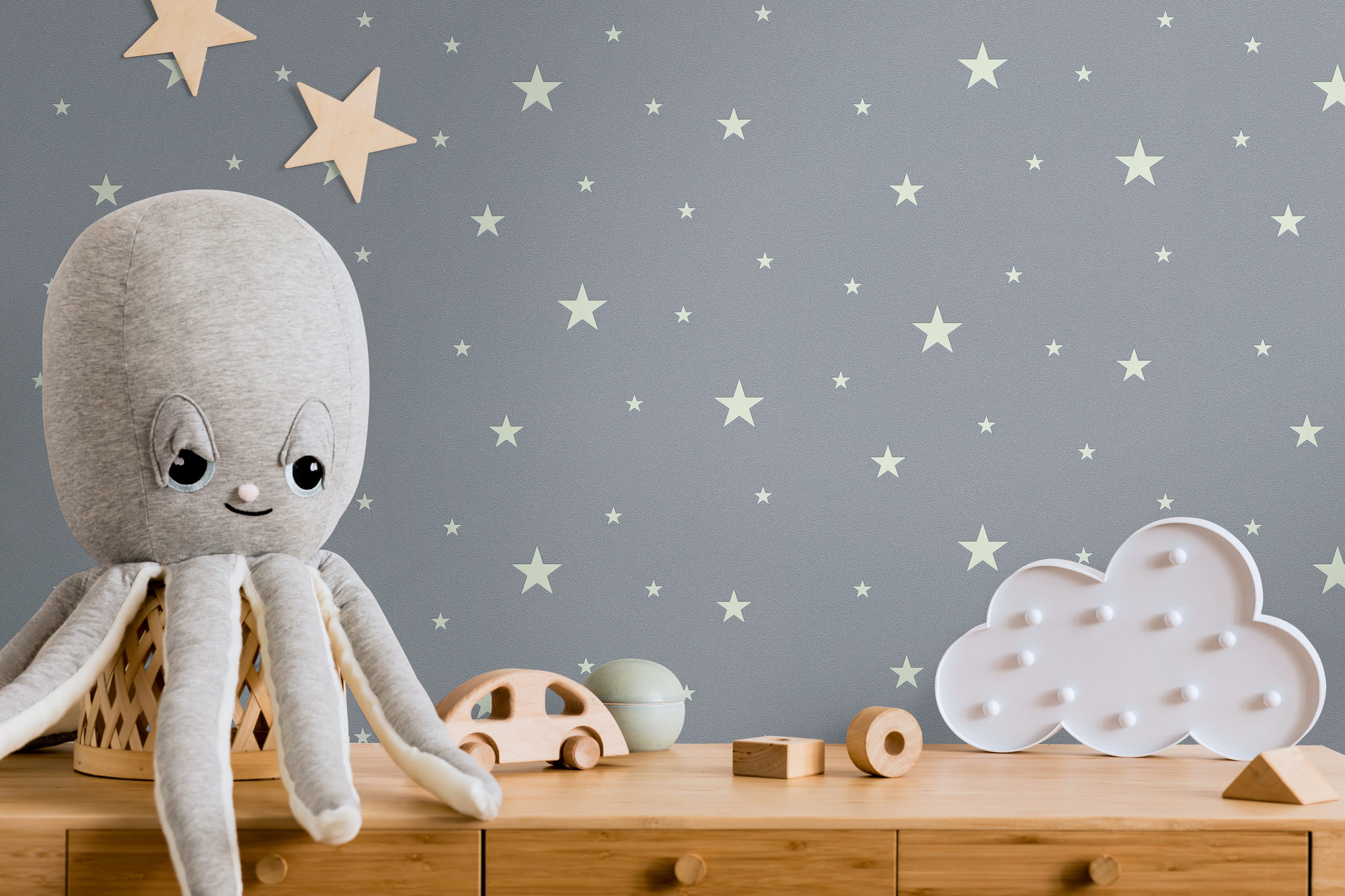 AS Vliestapete Kids Studio Kinderzimmertapete Grau 324403