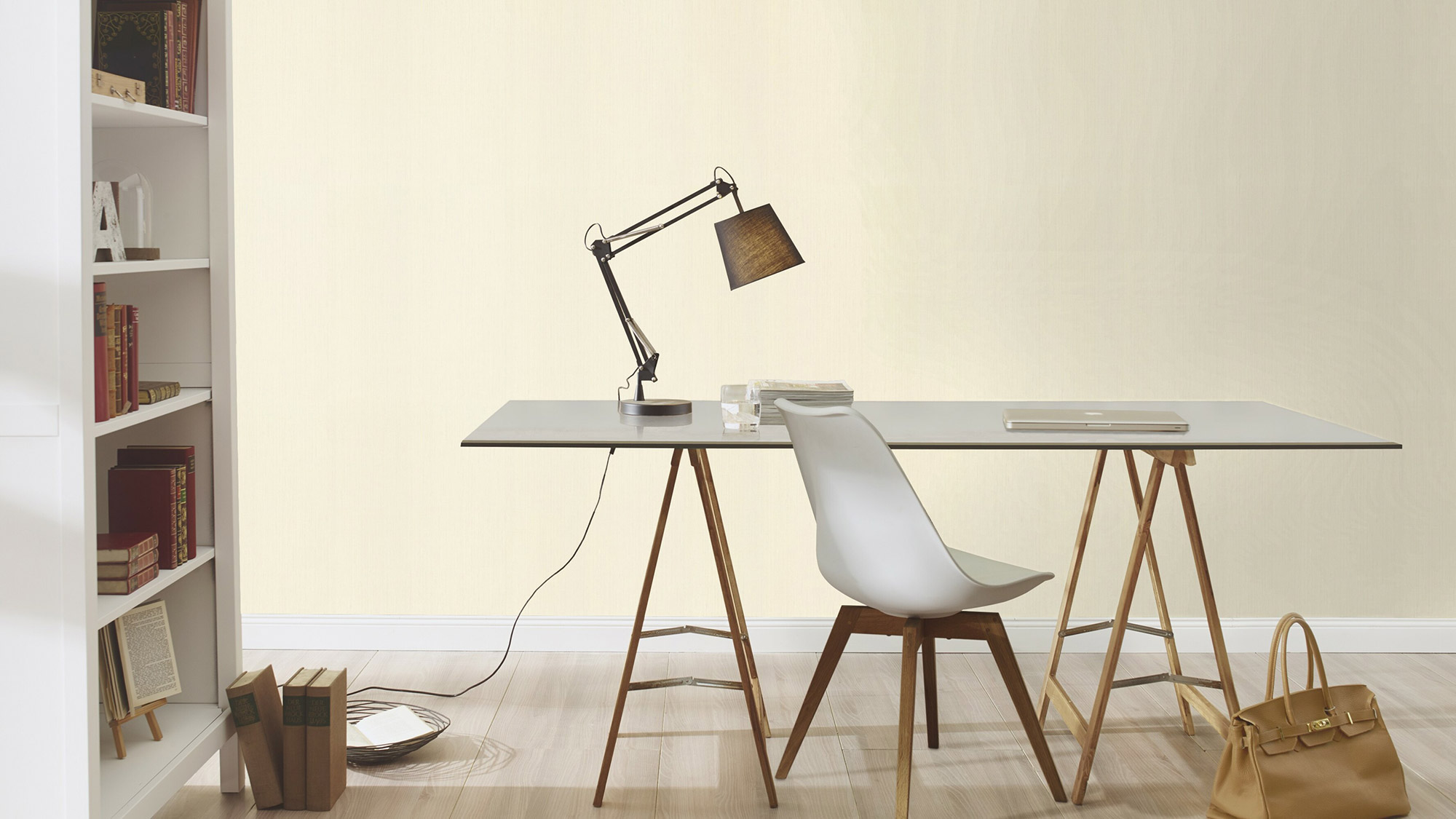 Rasch Vliestapete Indian Style Textilstruktur Uni 746020