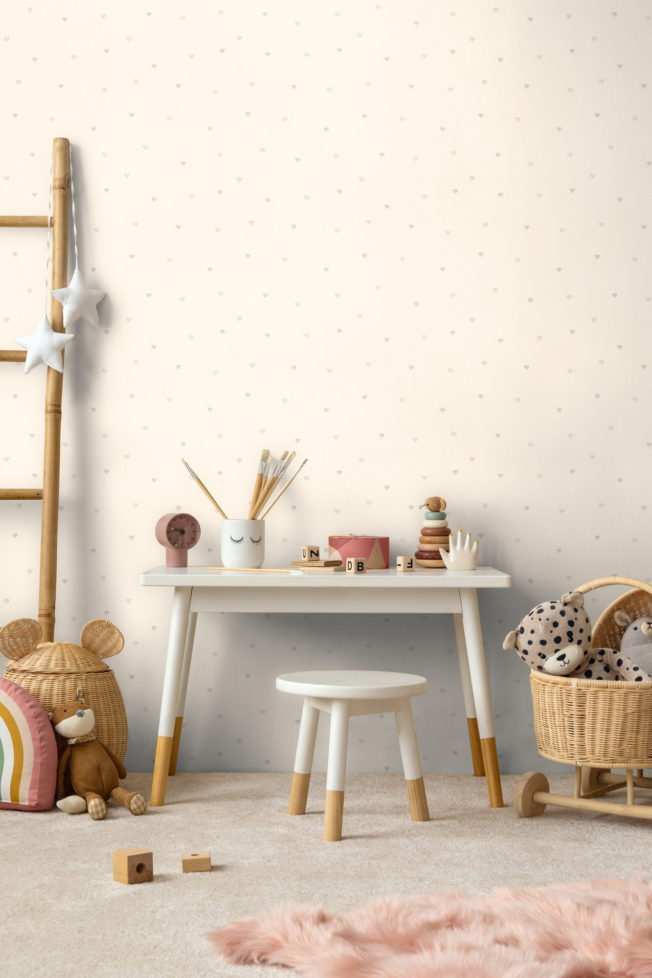 AS Vliestapete Kids Studio Kinderzimmertapete Weiß 792122