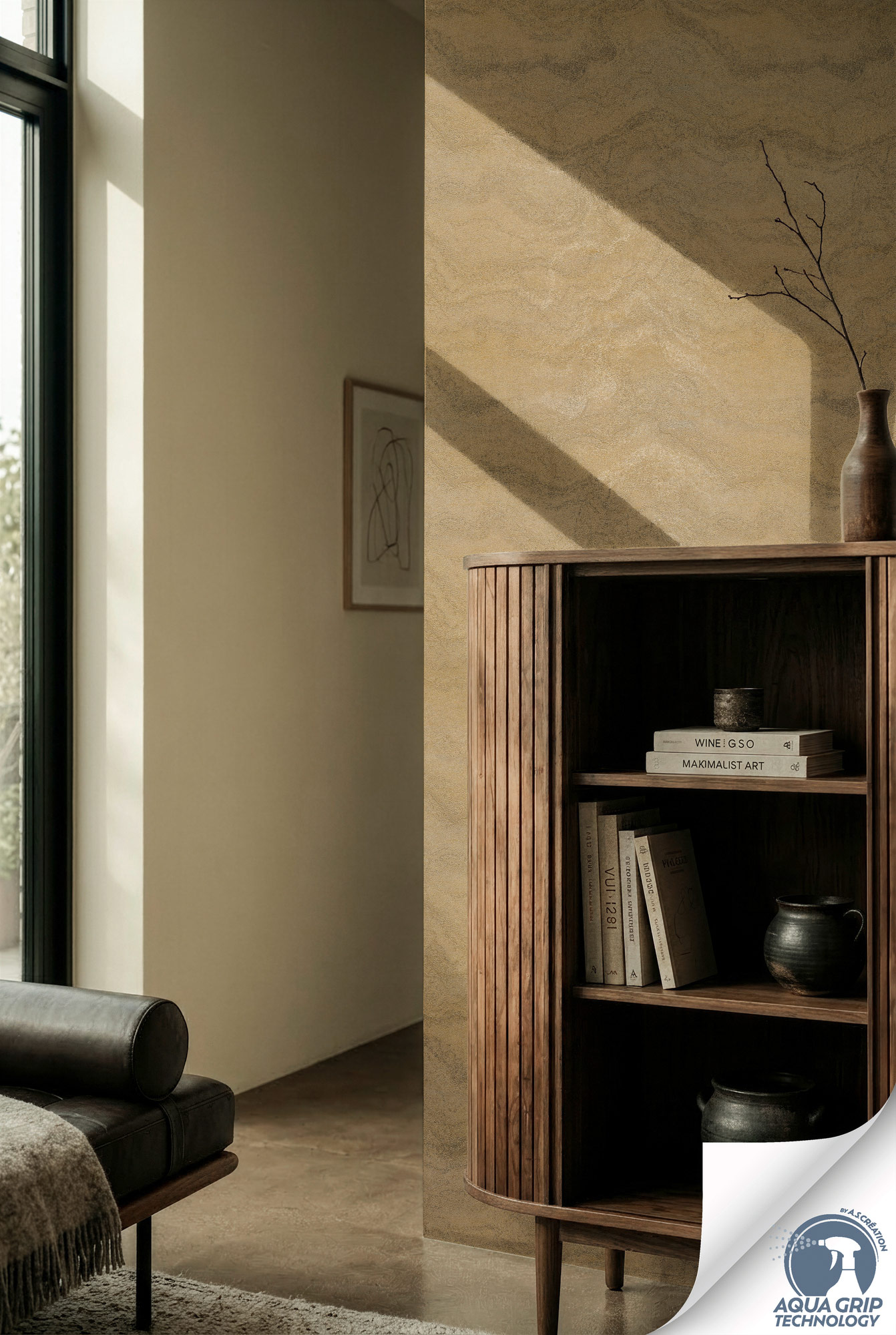 AS Vliestapete Cosiness Designdrop 2 Marmor Gold 793161