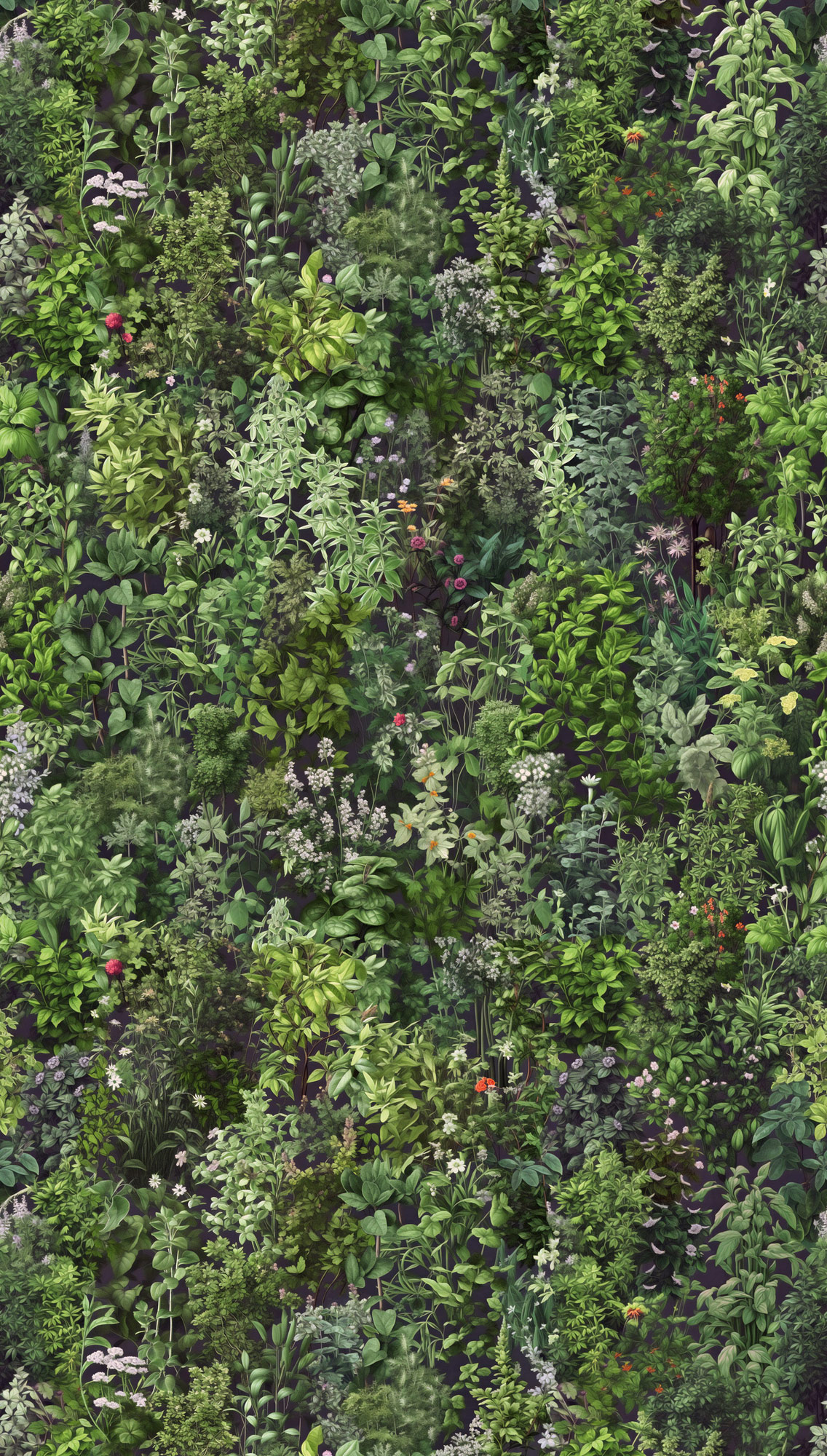 AS Fototapete The Wall 4 Floral Grün 792241