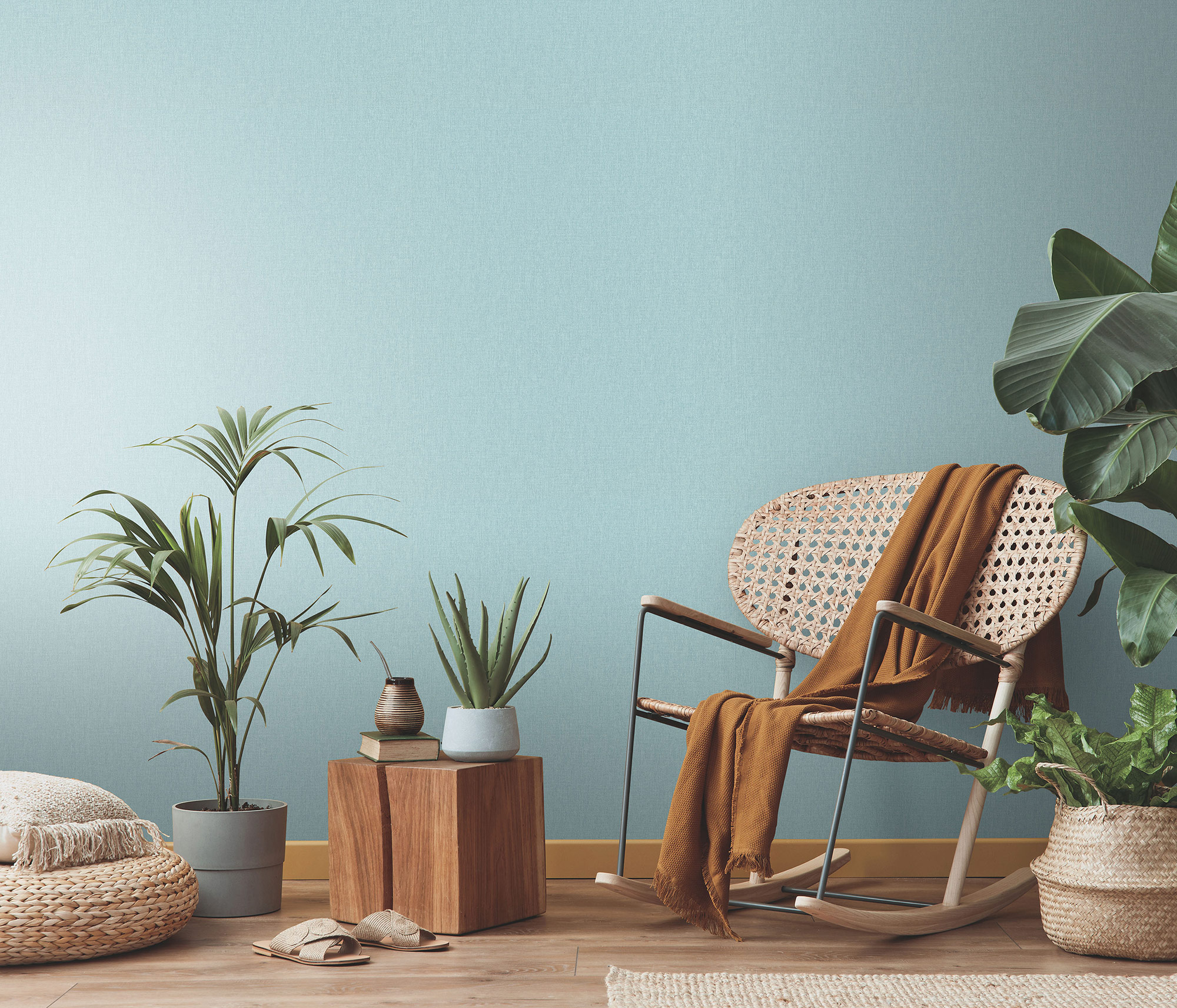 Erismann Vliestapete Martinique türkis 1039318