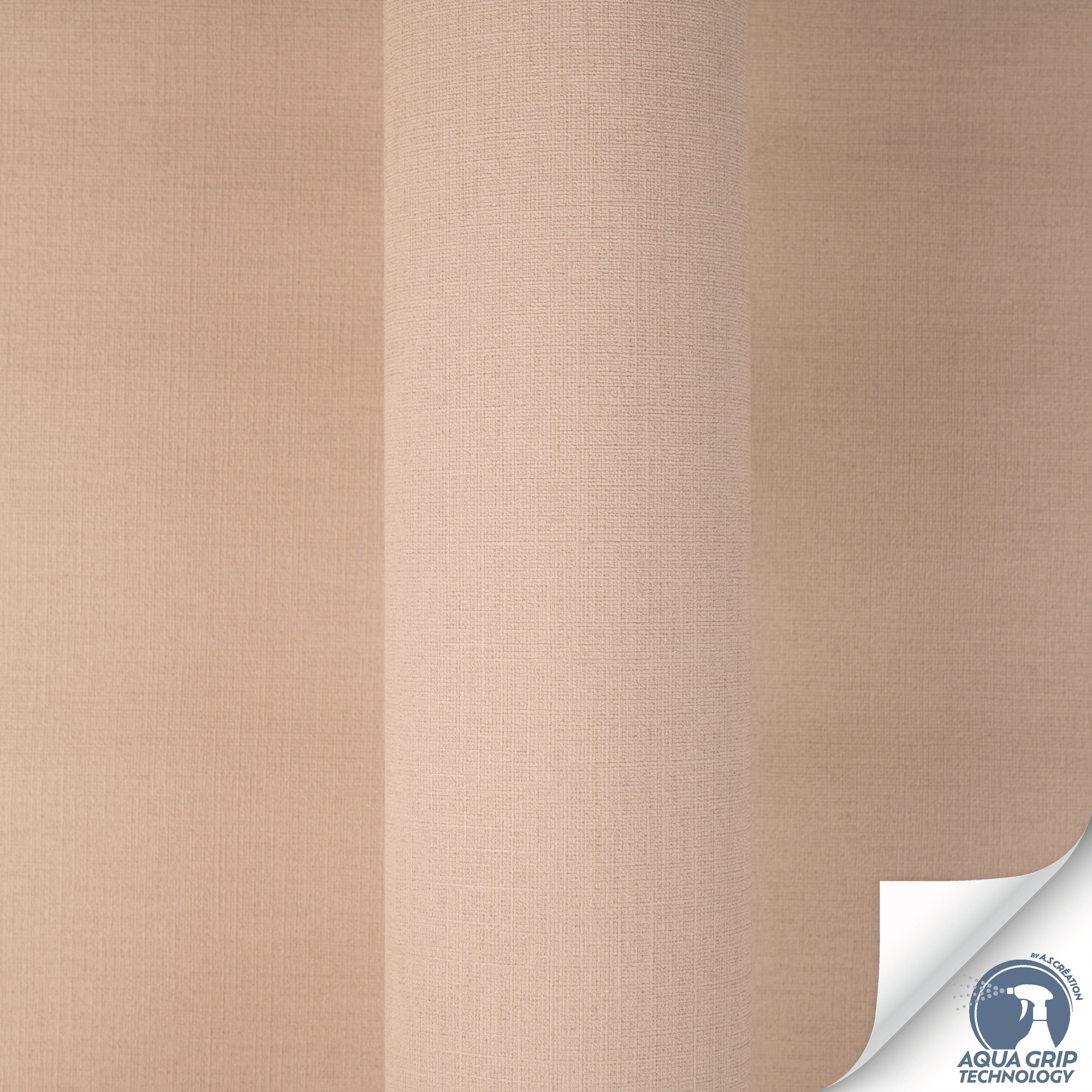 AS Vliestapete Cosiness Designdrop 2 Unitapete Beige 792435