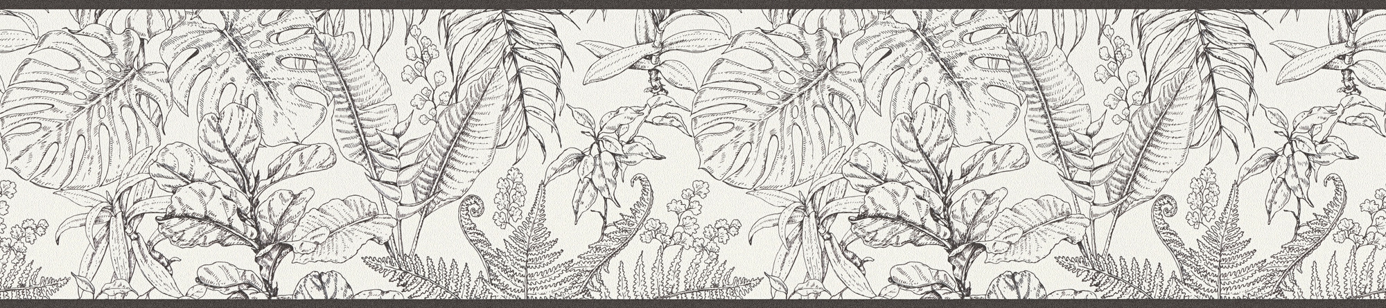 AS Borte Selbstklebende Bordüre Floral Schwarz 787341 AS Borte Selbstklebende Bordüre Floral Schwarz 787341