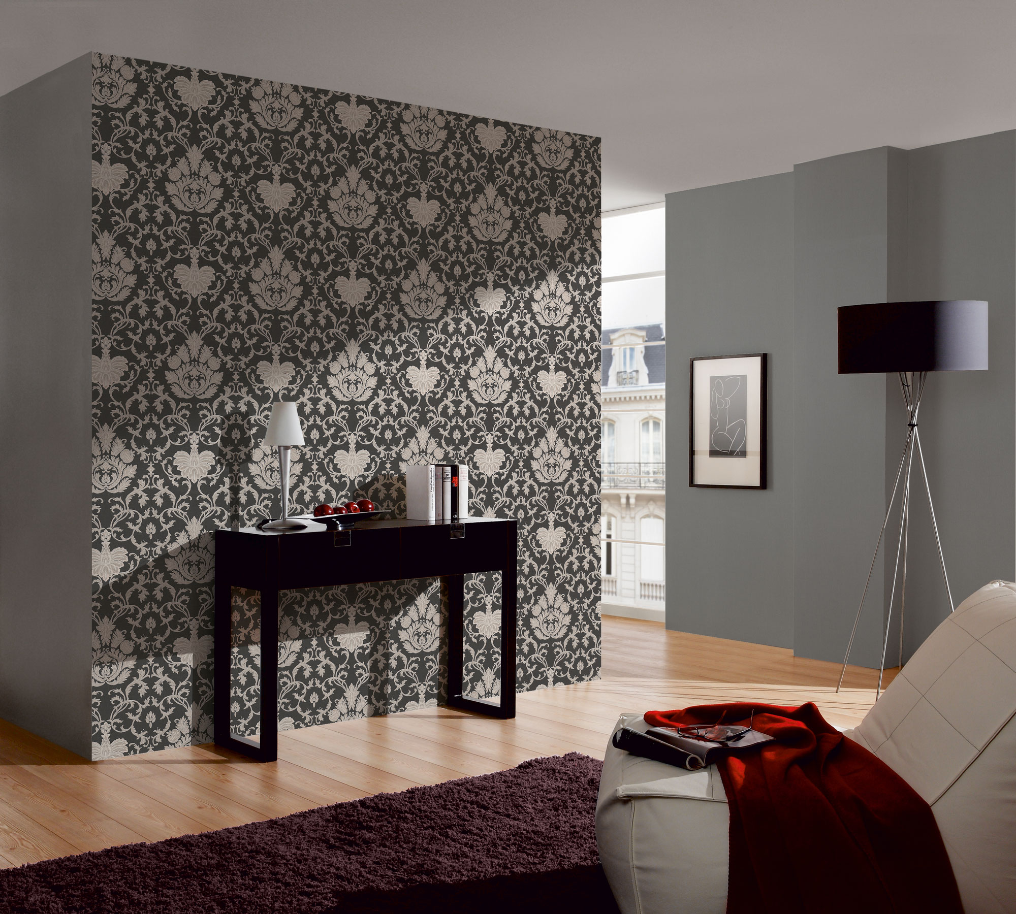 AS Vliestapete Attractive 2 Unitapete Grau 936764