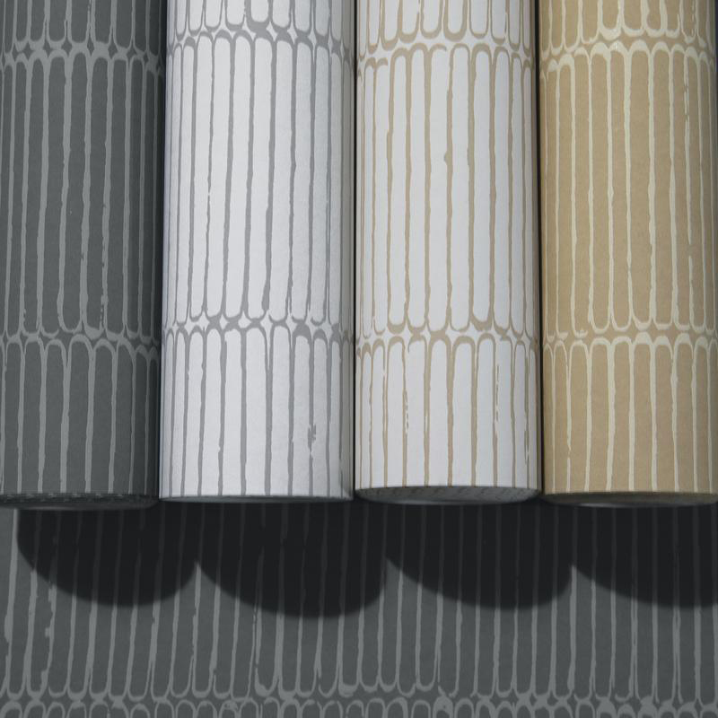 Hohenberger Vliestapete Chalk Beams in Order Grey 65485