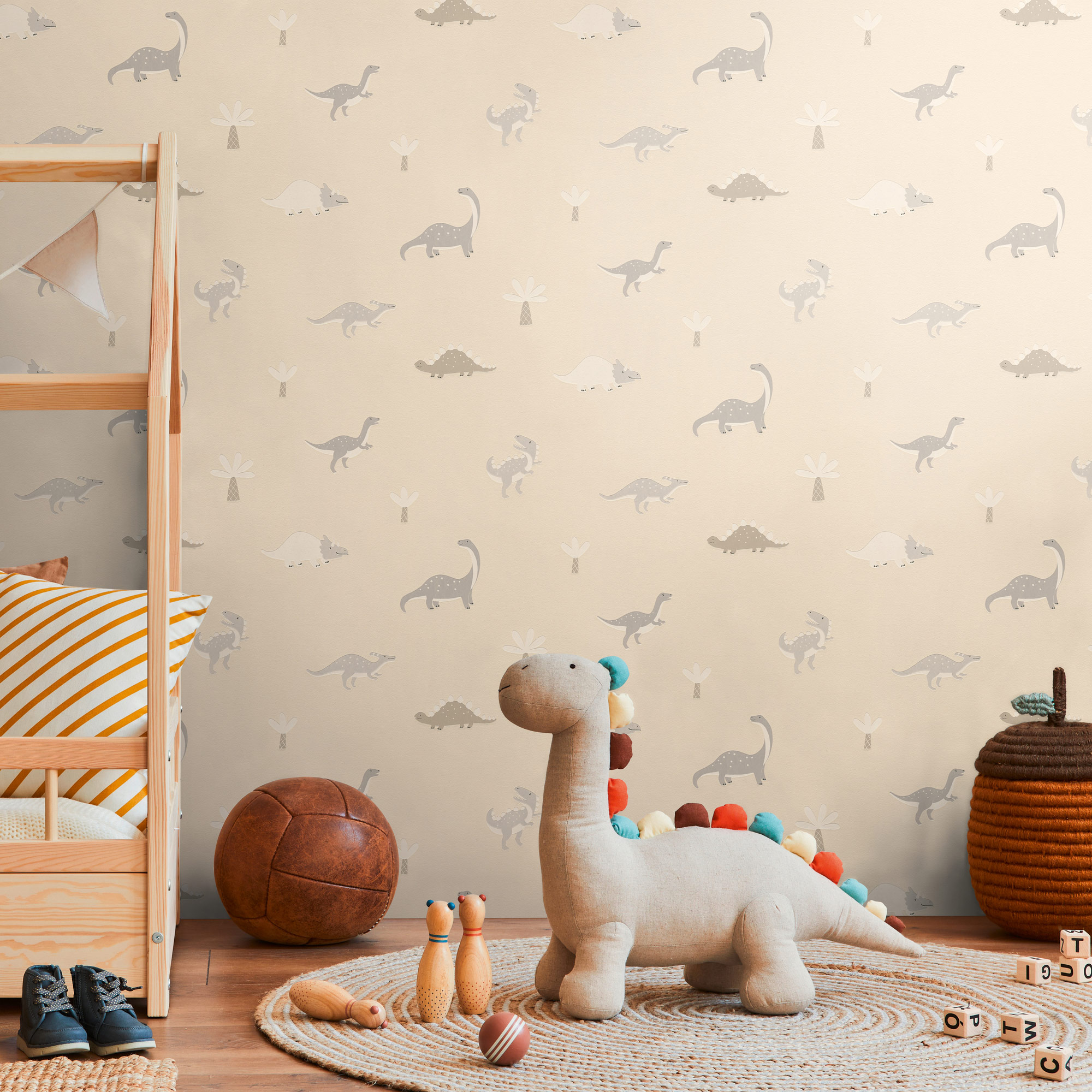 AS Vliestapete Kids Studio Kinderzimmertapete Creme 792573
